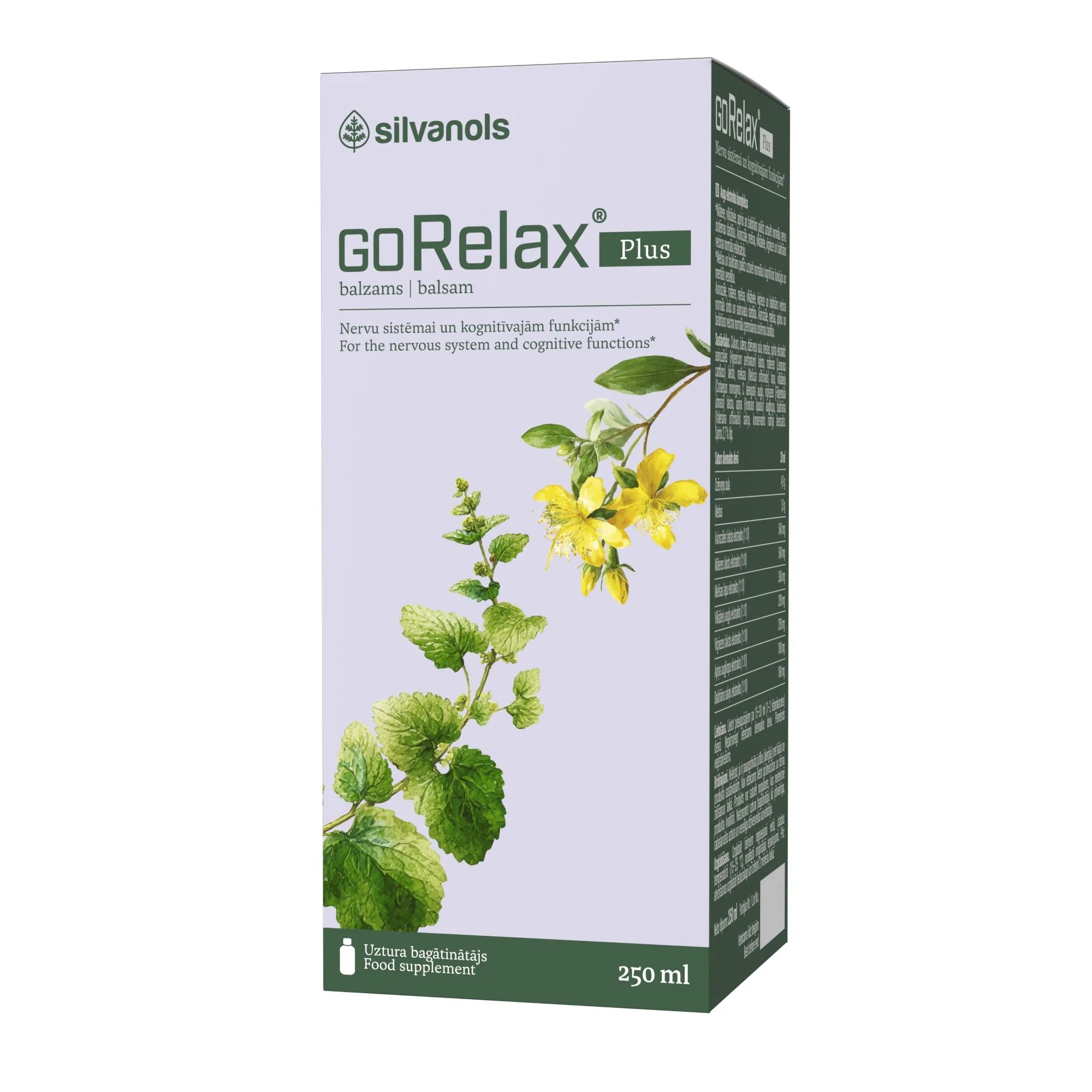 GORELAX Plus balzāms, 250 ml - Produkta attēls 