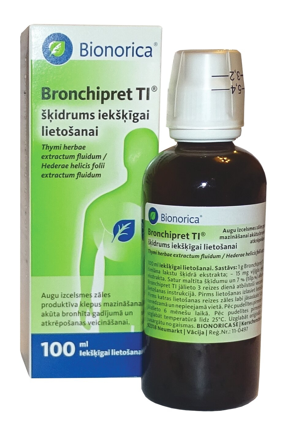 BRONCHIPRET TI šķidrums, 100 ml - Produkta attēls 