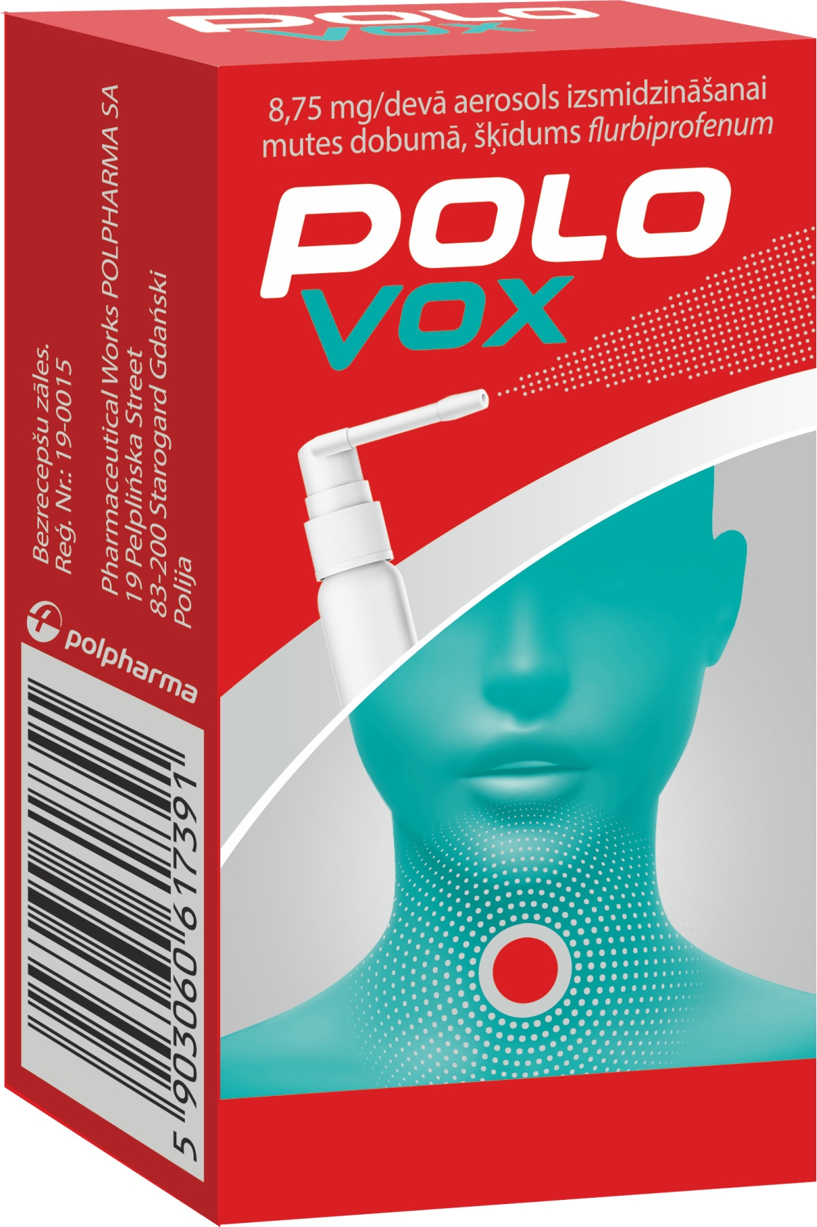 POLOVOX 8.75MG/DEVA AEROSOLS 15ML - Produkta attēls 