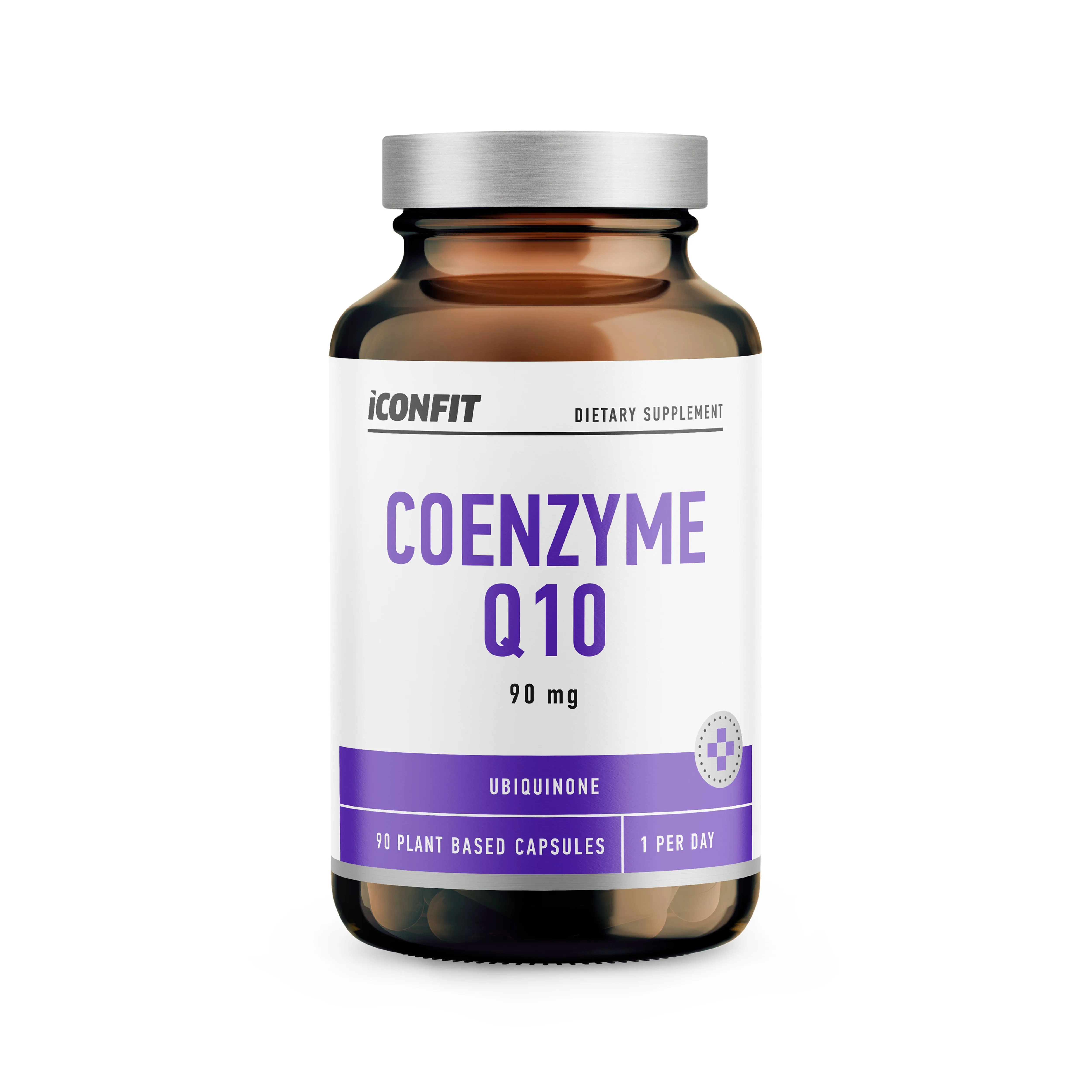 ICONFIT Koenzīms Q10 90mg kapsulas, 90 gab - Produkta attēls 