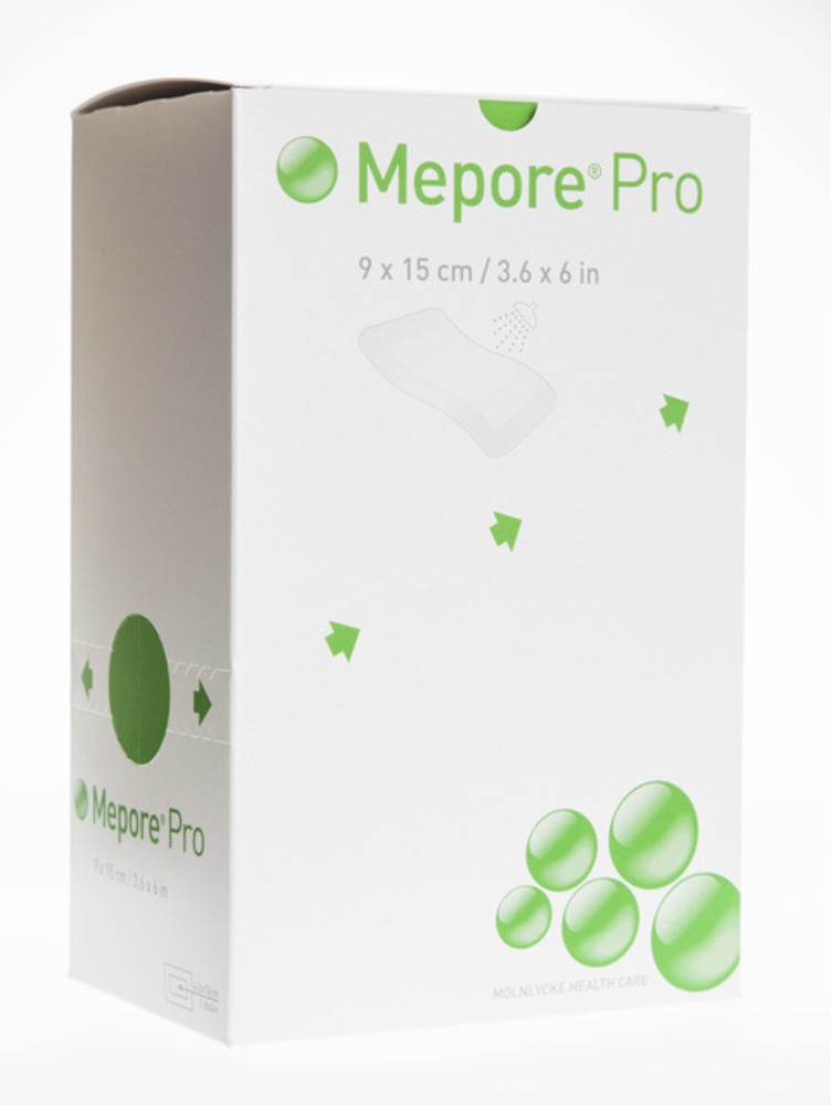 MEPORE Pro 9 x 15cm, sterils pārsējs, 40 gab. - Produkta attēls 