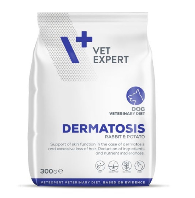 4T VD SUŅU DERMATOSIS SAUSĀ B AR TRUSI 300G - Produkta attēls 