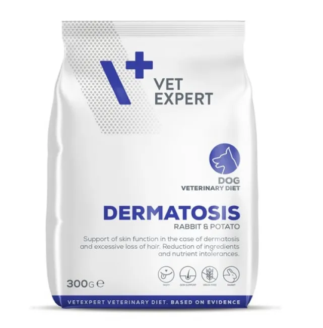 4T VD SUŅU DERMATOSIS SAUSĀ B AR TRUSI 300G - Produkta attēls 