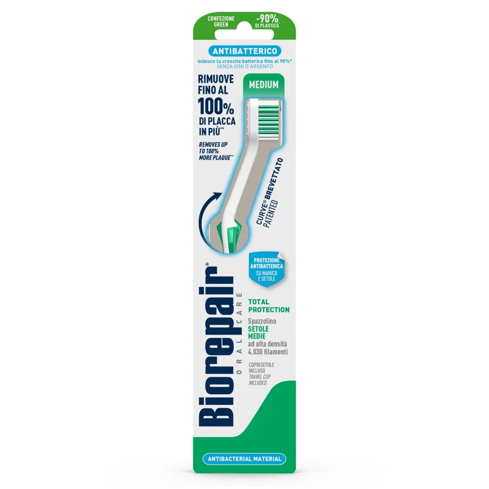 BIOREPAIR TOTAL zobu birste Medium - Produkta attēls 