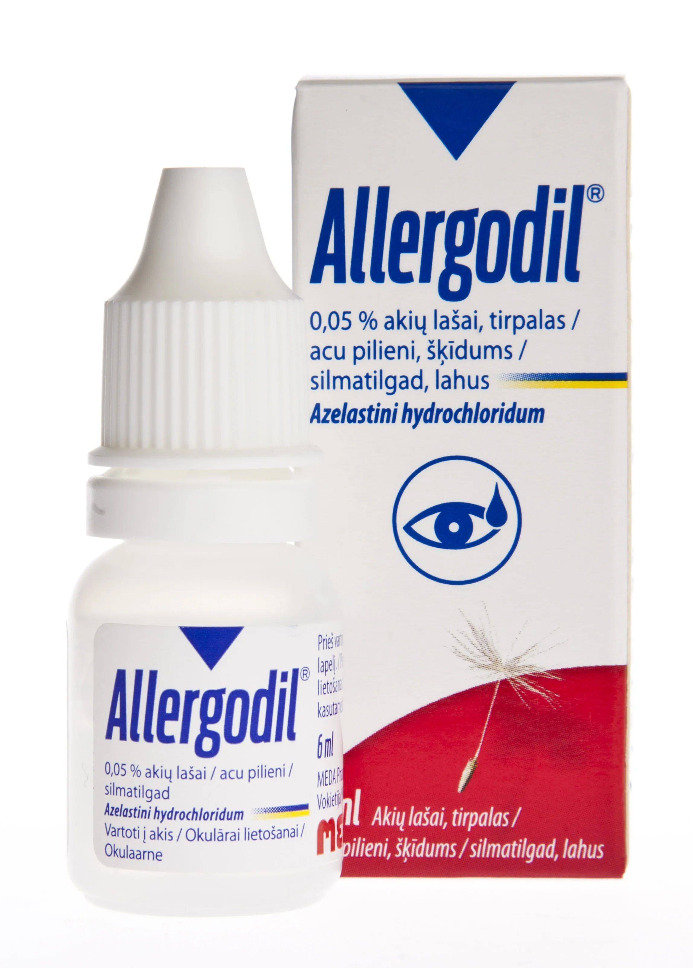 ALLERGODIL ACU PILIENI 0.05% 6ML - Produkta attēls 