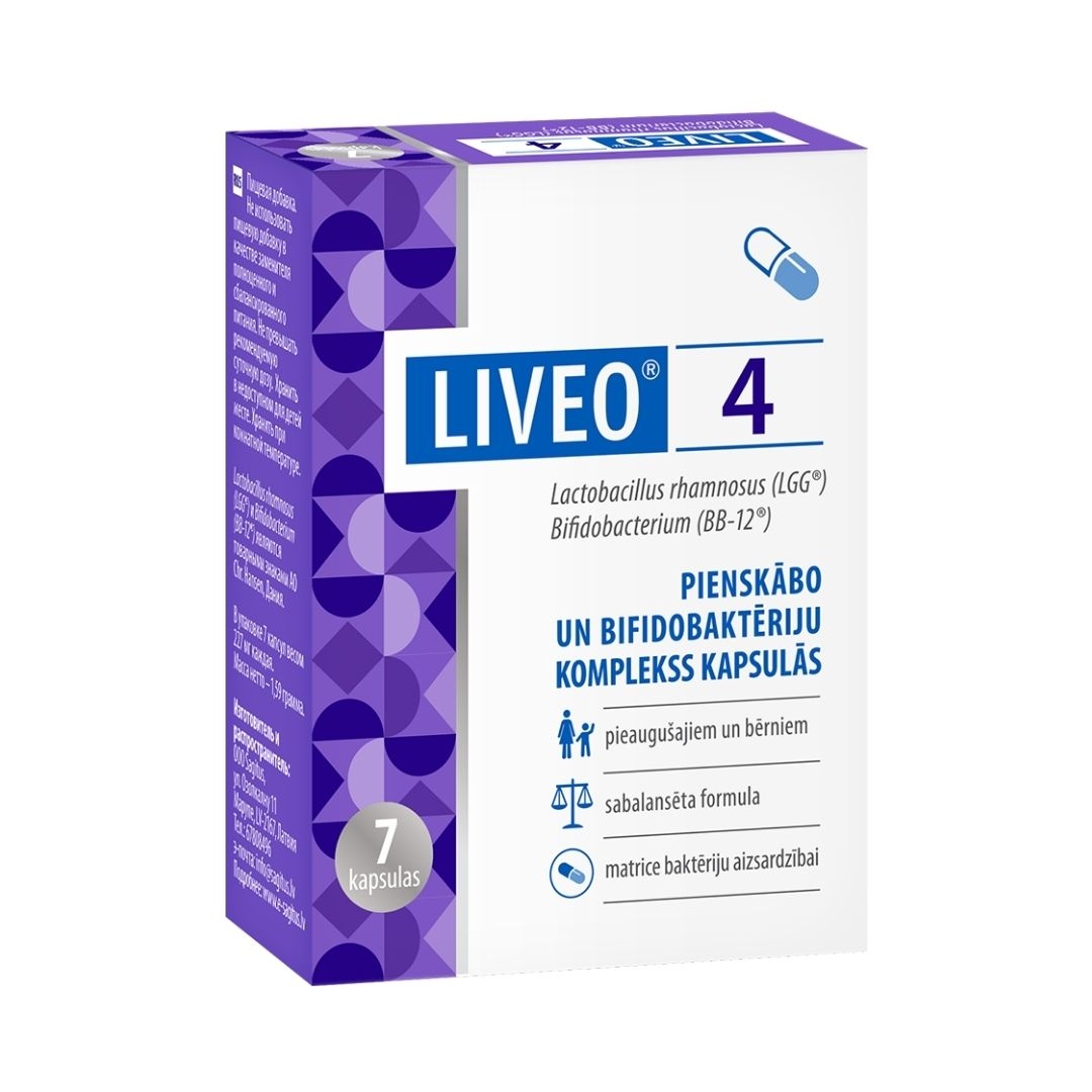 LIVEO 4 kapsulas, 7 gab. - Produkta attēls 3