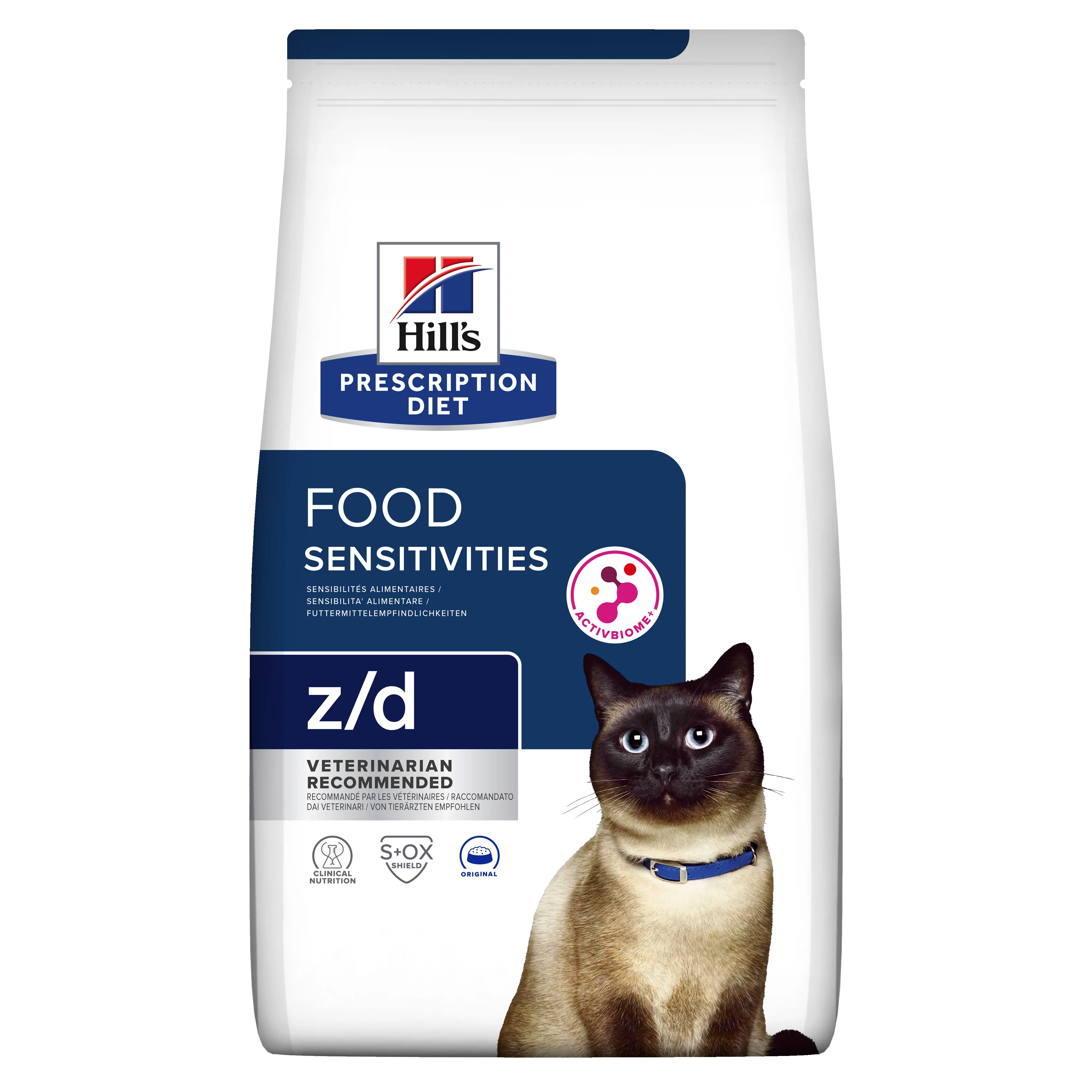Hills PD kaķu sausā barība Z/D 3kg - Produkta attēls 