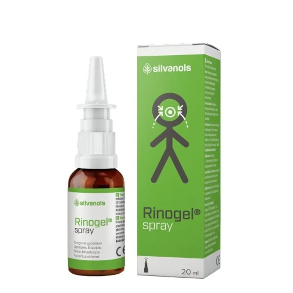 SILVANOLS Rinogel sprejs, 20 ml - Produkta attēls 