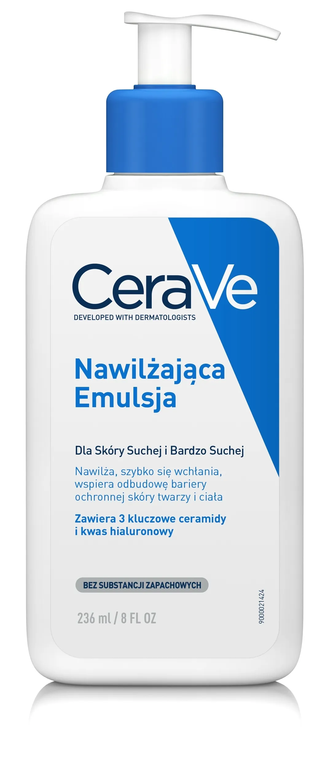 CERAVE mitrinoša emulsija sausai un ļoti sausai ādai, 236 ml - Produkta attēls 