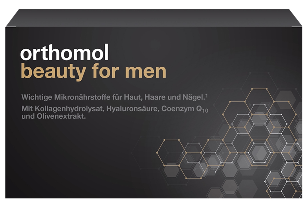 ORTHOMOL Beauty For Men Sol 20 ml, 30 gab - Produkta attēls 