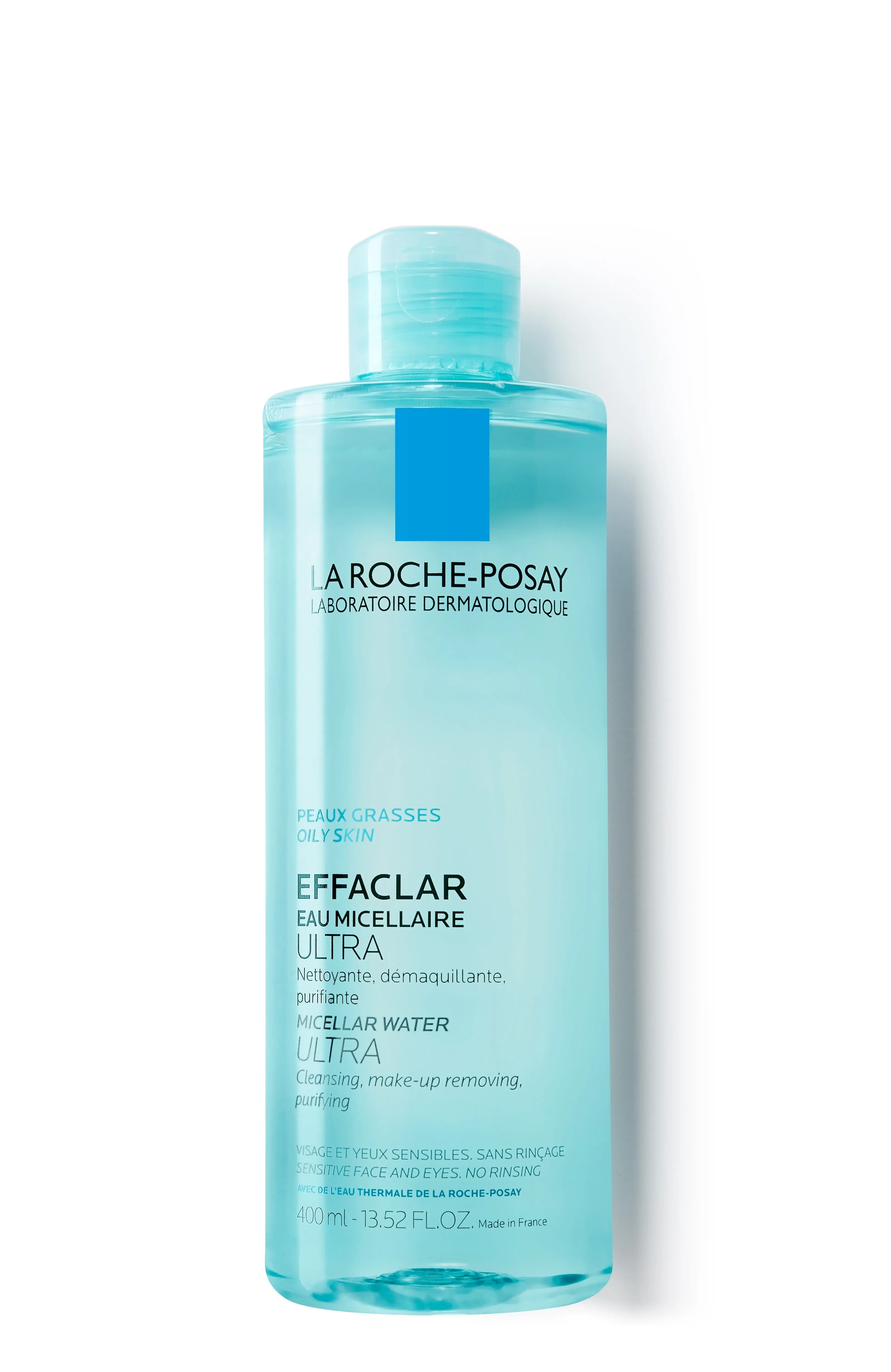LA ROCHE-POSAY Effaclar micelārais ūdens taukainai sejas ādai, 400ml - Produkta attēls 