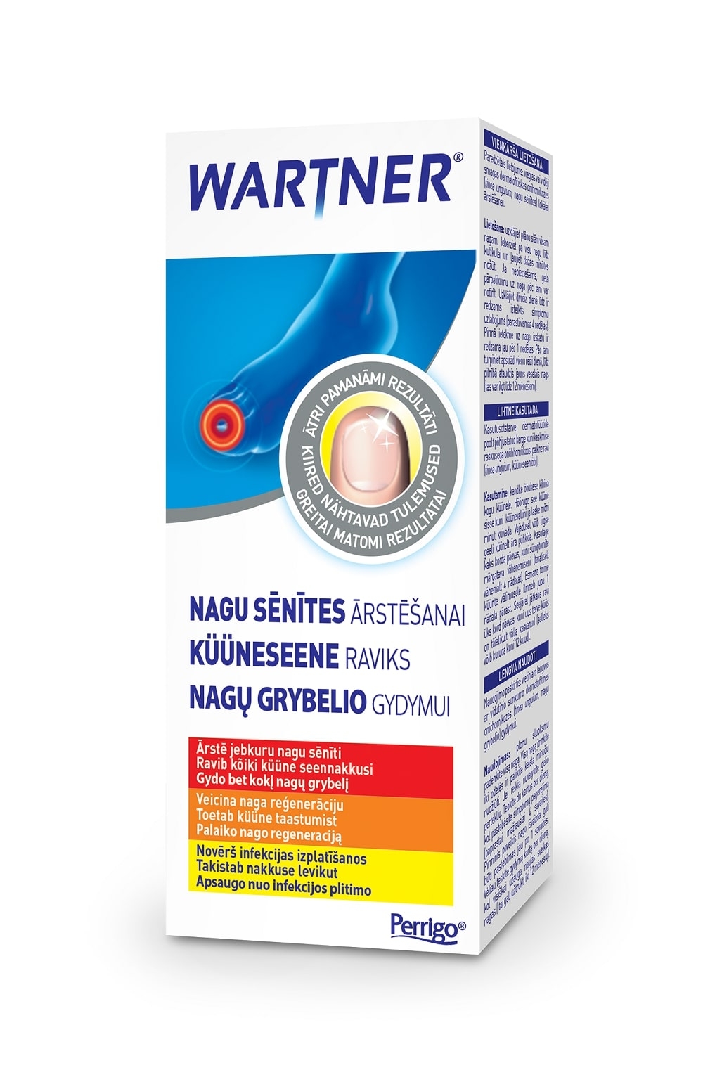 WARTNER nagu sēnītes ārstēšanai, 7 ml - Produkta attēls 
