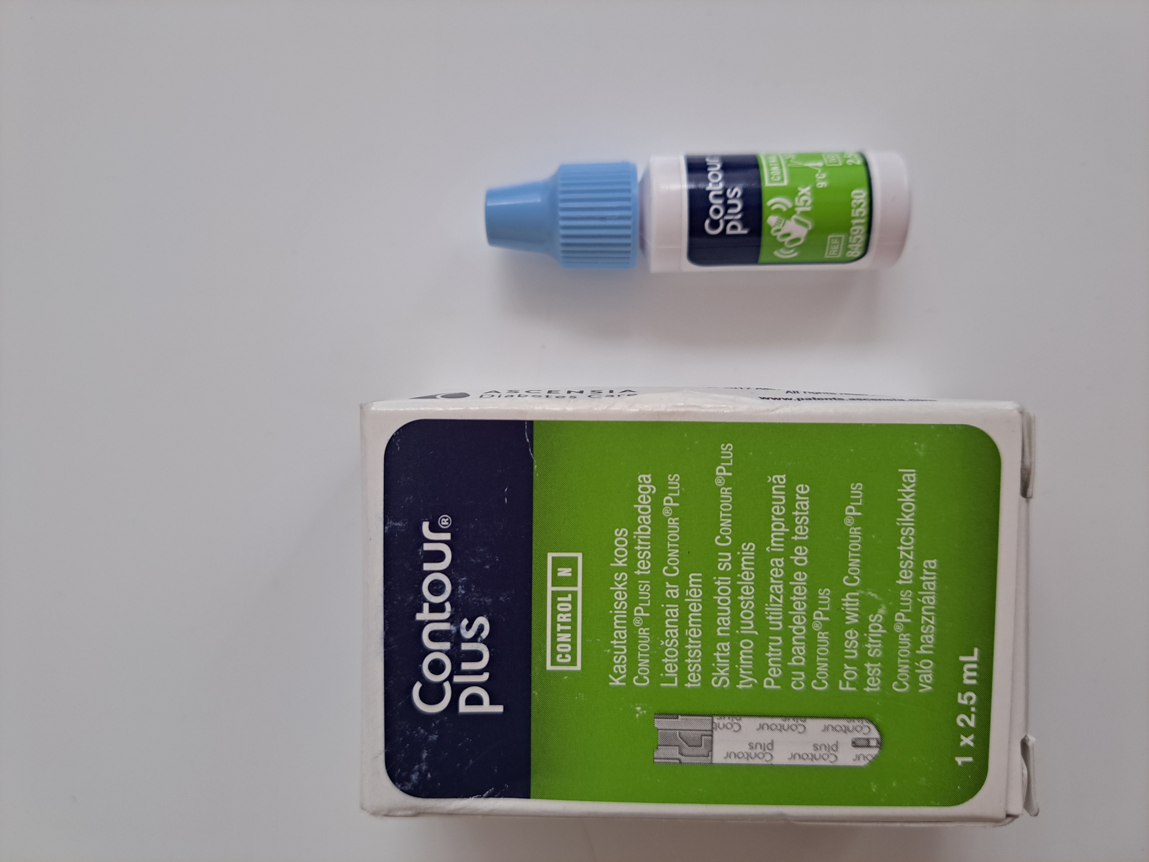 CONTOUR PLUS CONTROL SOL NORMAL 2,5 ML N1 - Produkta attēls 