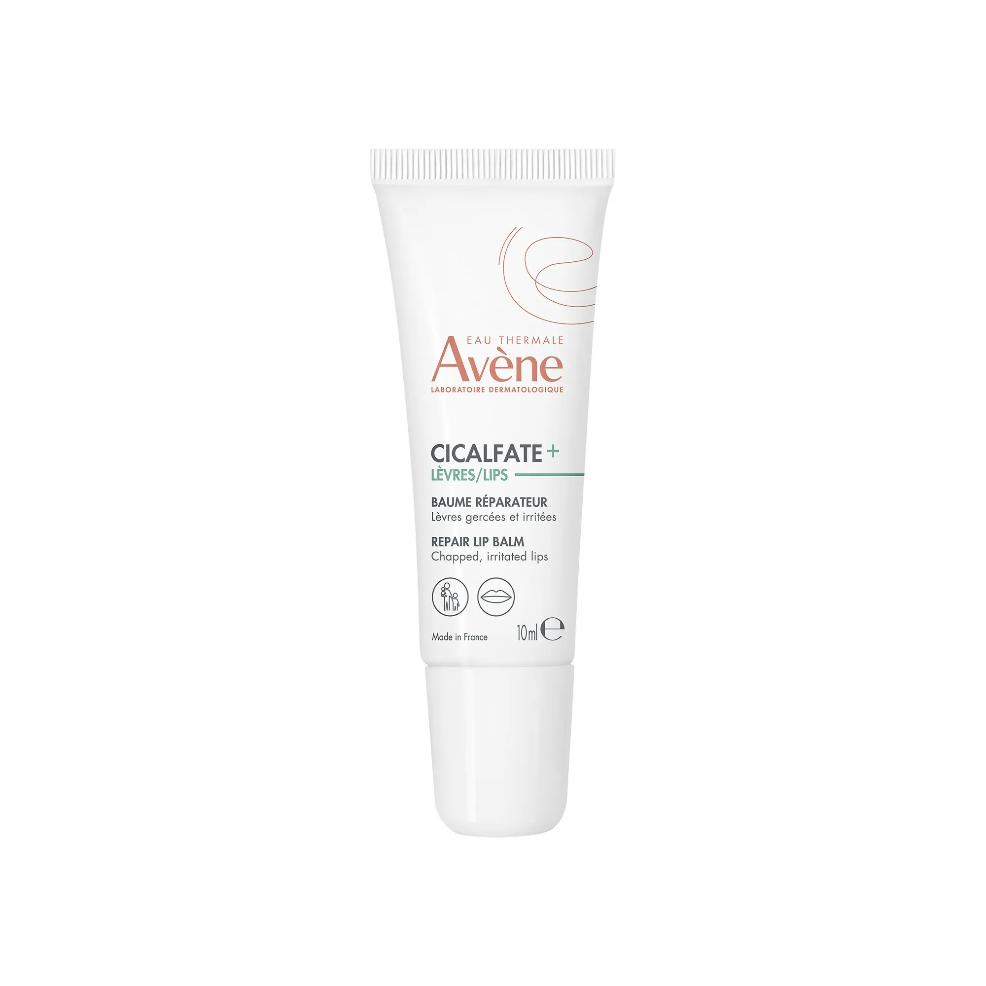 AVENE Cicalfate+ atjaun. lūpu balzams, 10 ml - Produkta attēls 