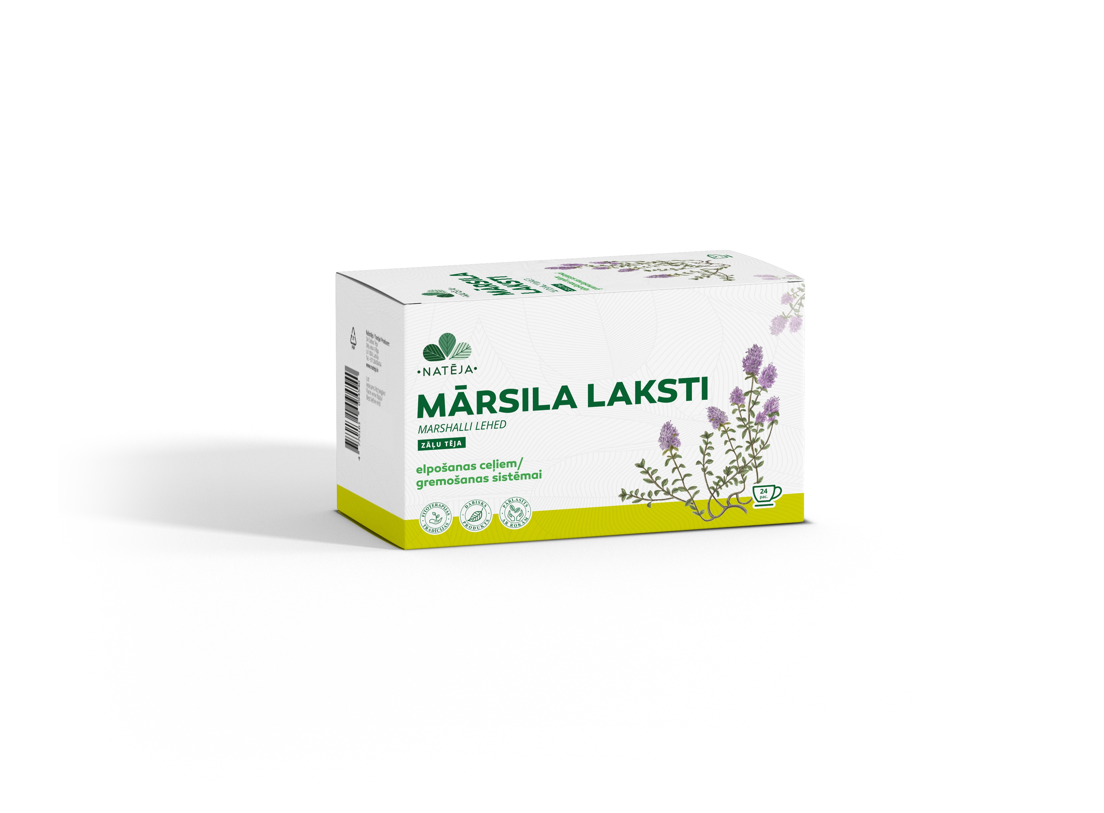 NATĒJA Mārsila laksti, zāļu tēja, 24 gab - Produkta attēls 