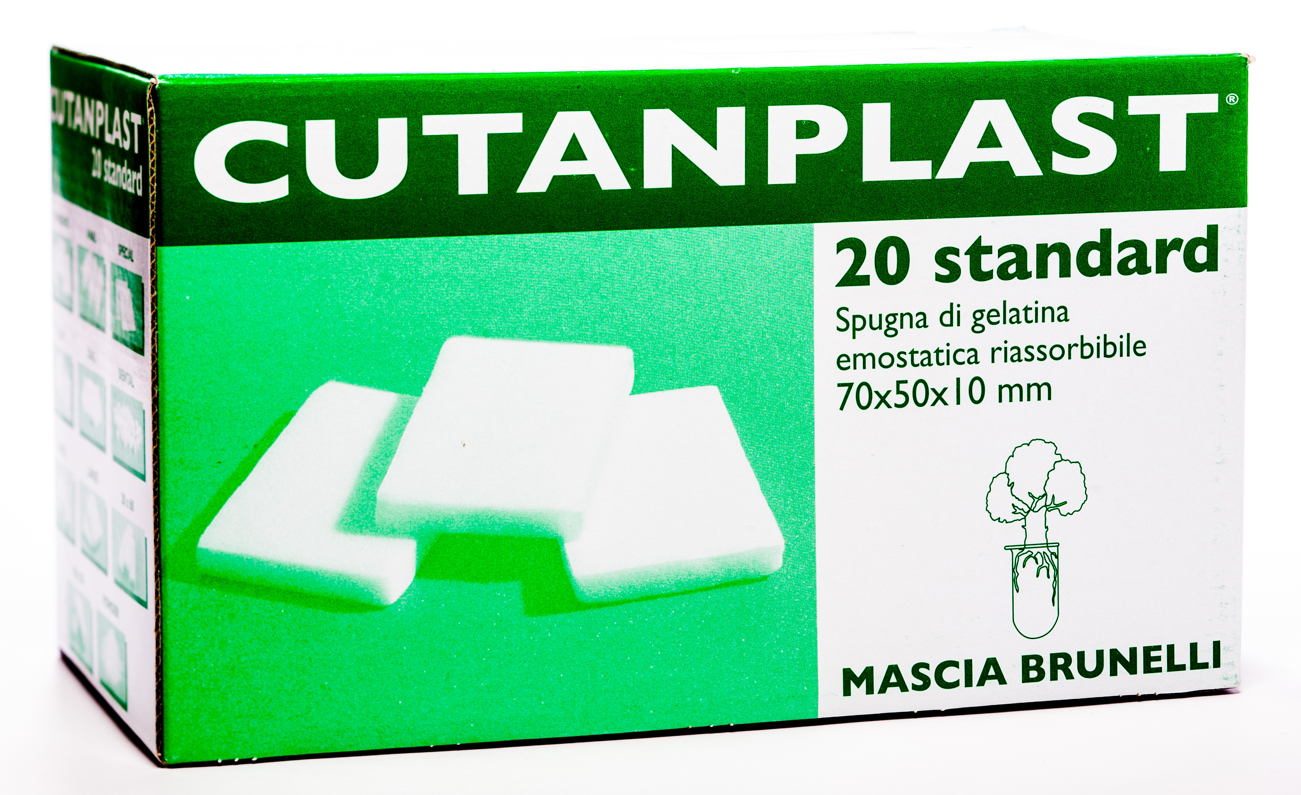 HEMOSTĀT.SŪKLIS CUTANPLAST 7x5x1CM N20 (STANDART) - Produkta attēls 