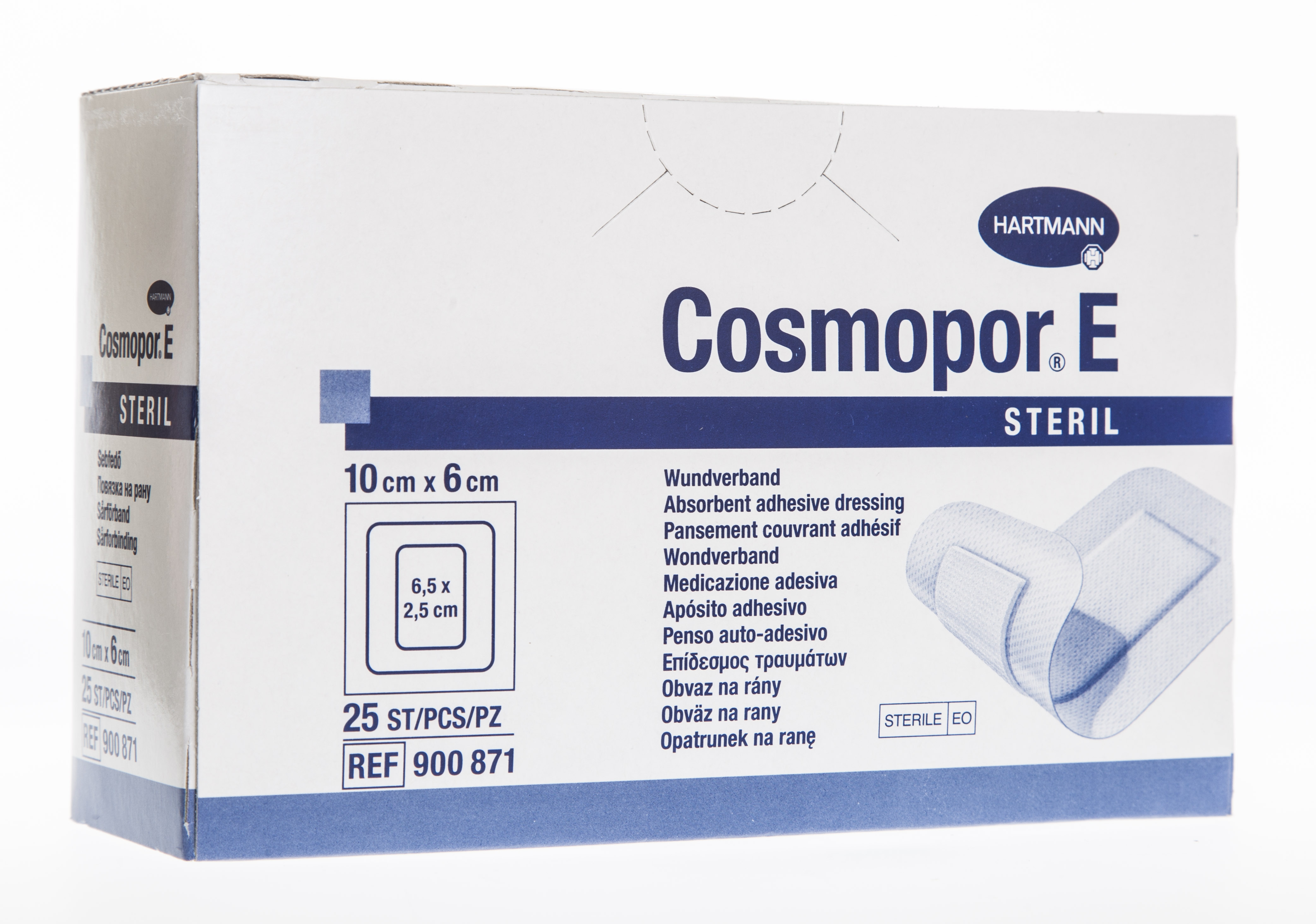 COSMOPOR E plāksteri (10 x 6 cm), 25 gab - Produkta attēls 