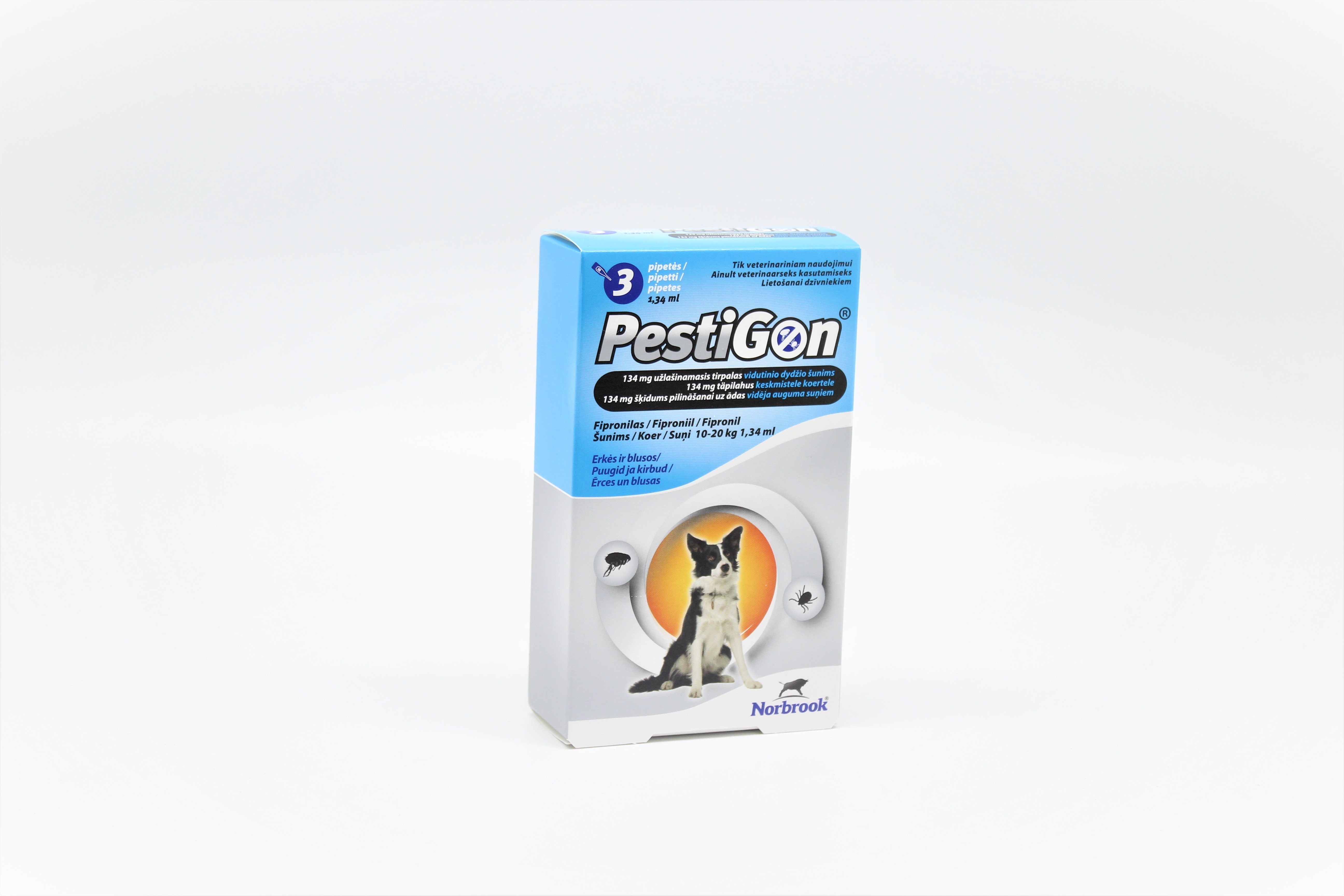 PESTIGON 134MG ŠĶĪD SUŅIEM 10-20KG N3 - Produkta attēls 