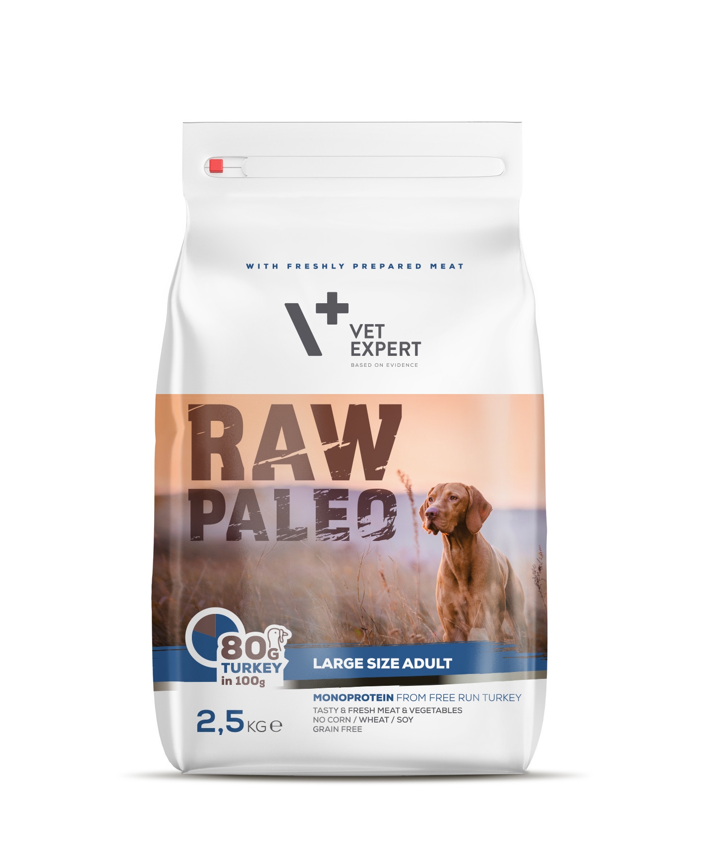RAW PALEO SUŅU SAUSĀ B LARGE TĪTARS 2.5KG - Produkta attēls 