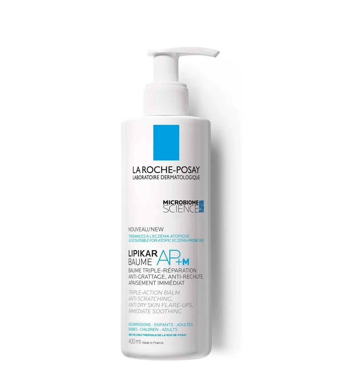 LA ROCHE-POSAY Lipikar Baume AP+M balzams, 400 ml - Produkta attēls 