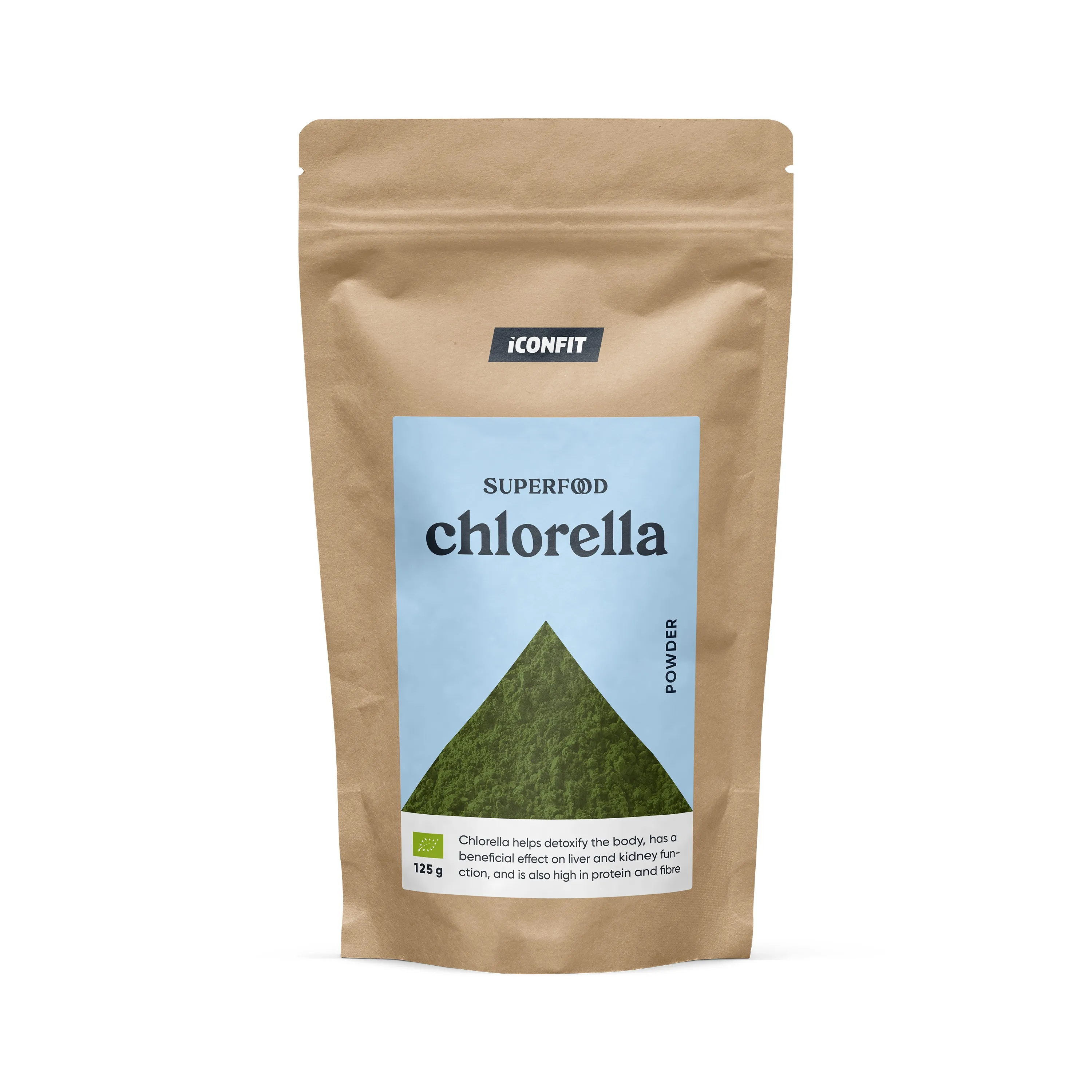 ICONFIT Organiskā hlorella (125g) - Produkta attēls 