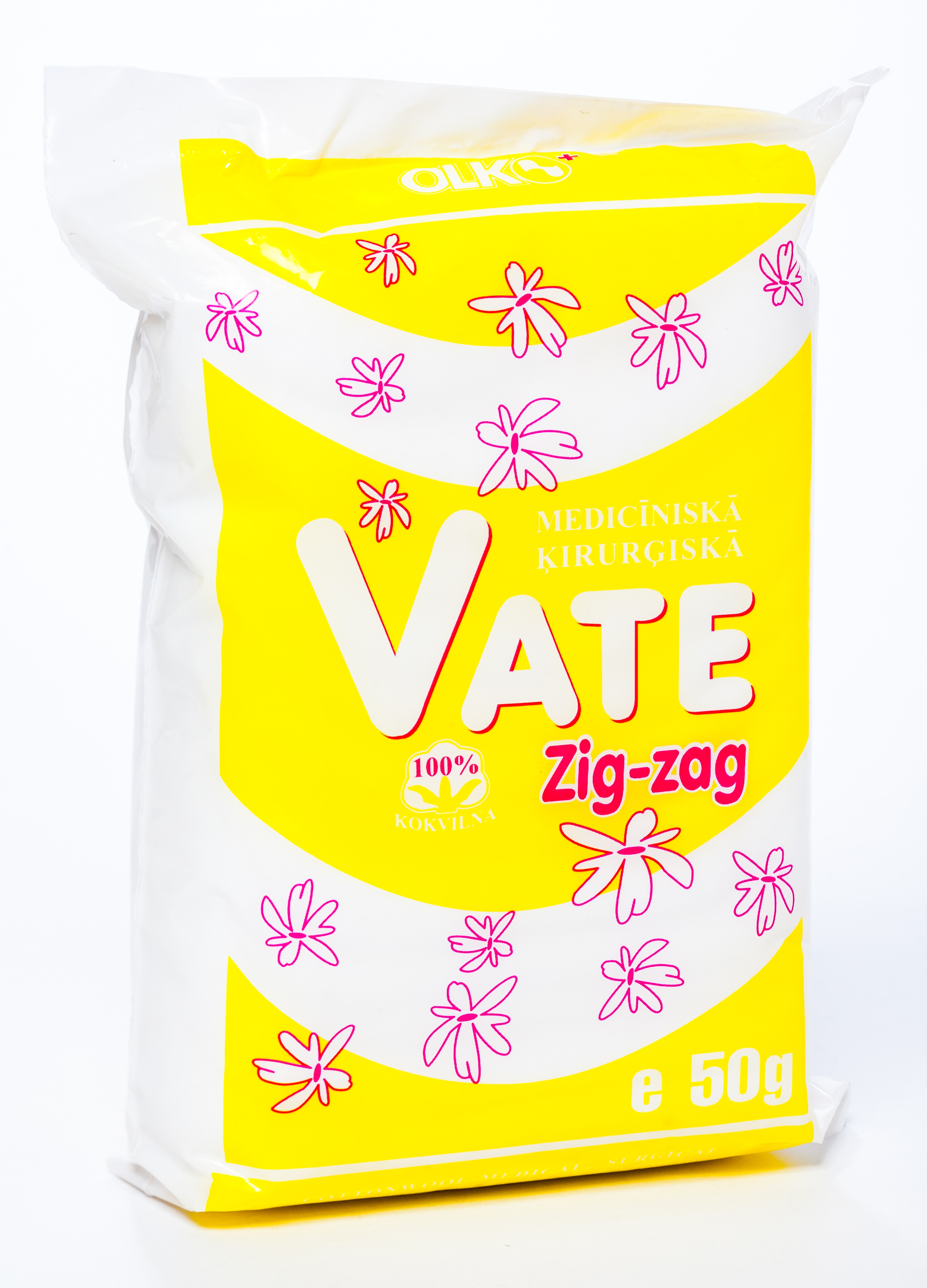 VATE MEDICĪNISKĀ RULLIS 100G (OLKO) - Produkta attēls 