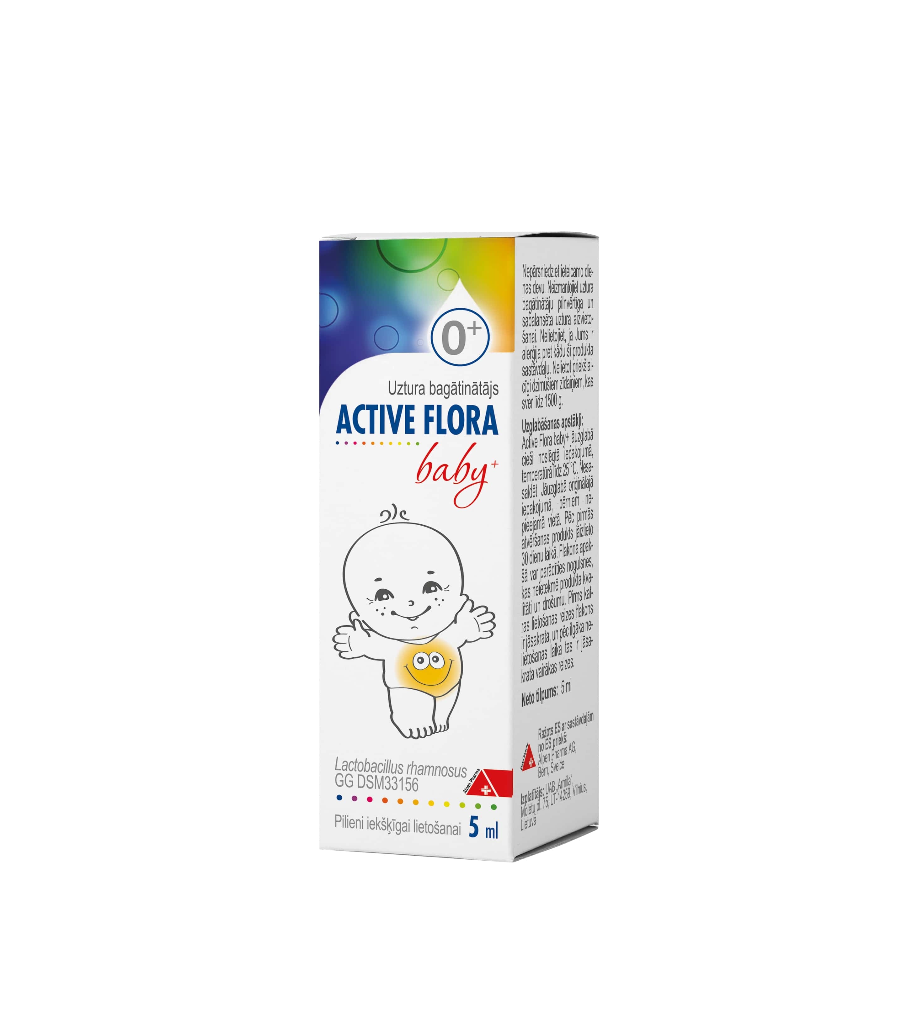 ACTIVE FLORA Baby+ pilieni, 5 ml - Produkta attēls 