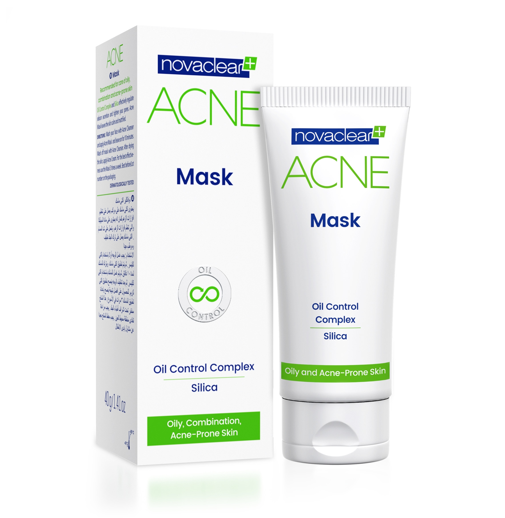 NOVACLEAR Acne maska, 40 g - Produkta attēls 