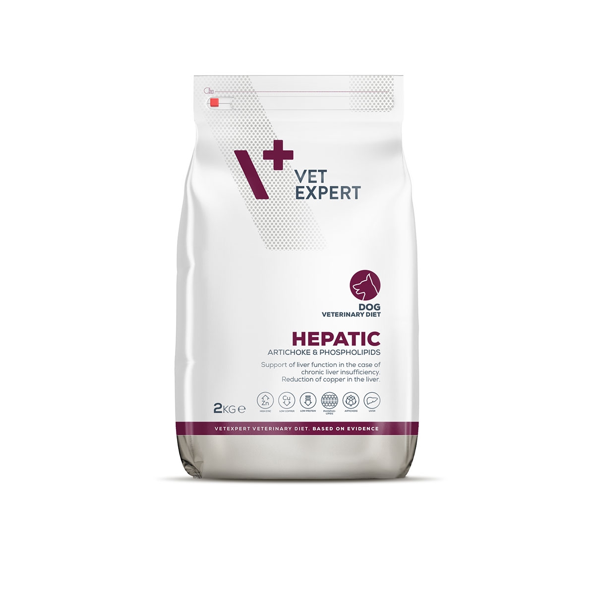 4T VD SUŅU HEPATIC SAUSĀ B 2KG - Produkta attēls 