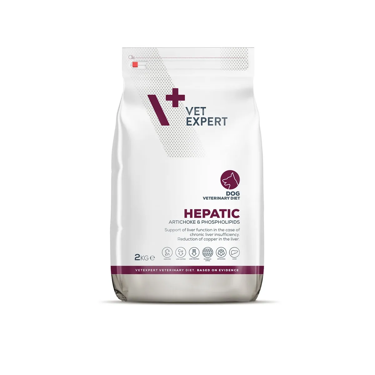 4T VD SUŅU HEPATIC SAUSĀ B 2KG - Produkta attēls 