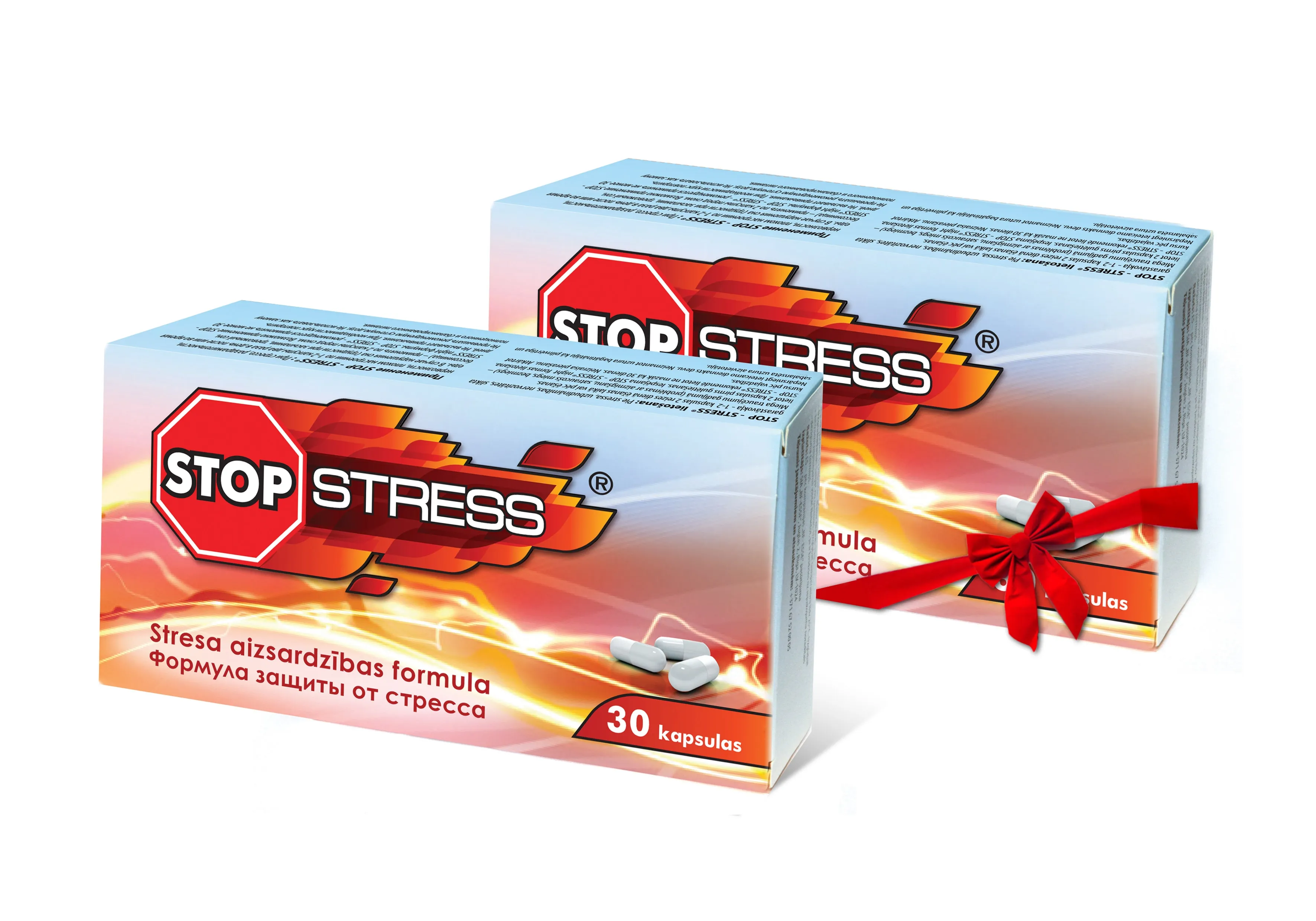 STOP-STRESS Day kapsulas (1+1), 30 gab - Produkta attēls 