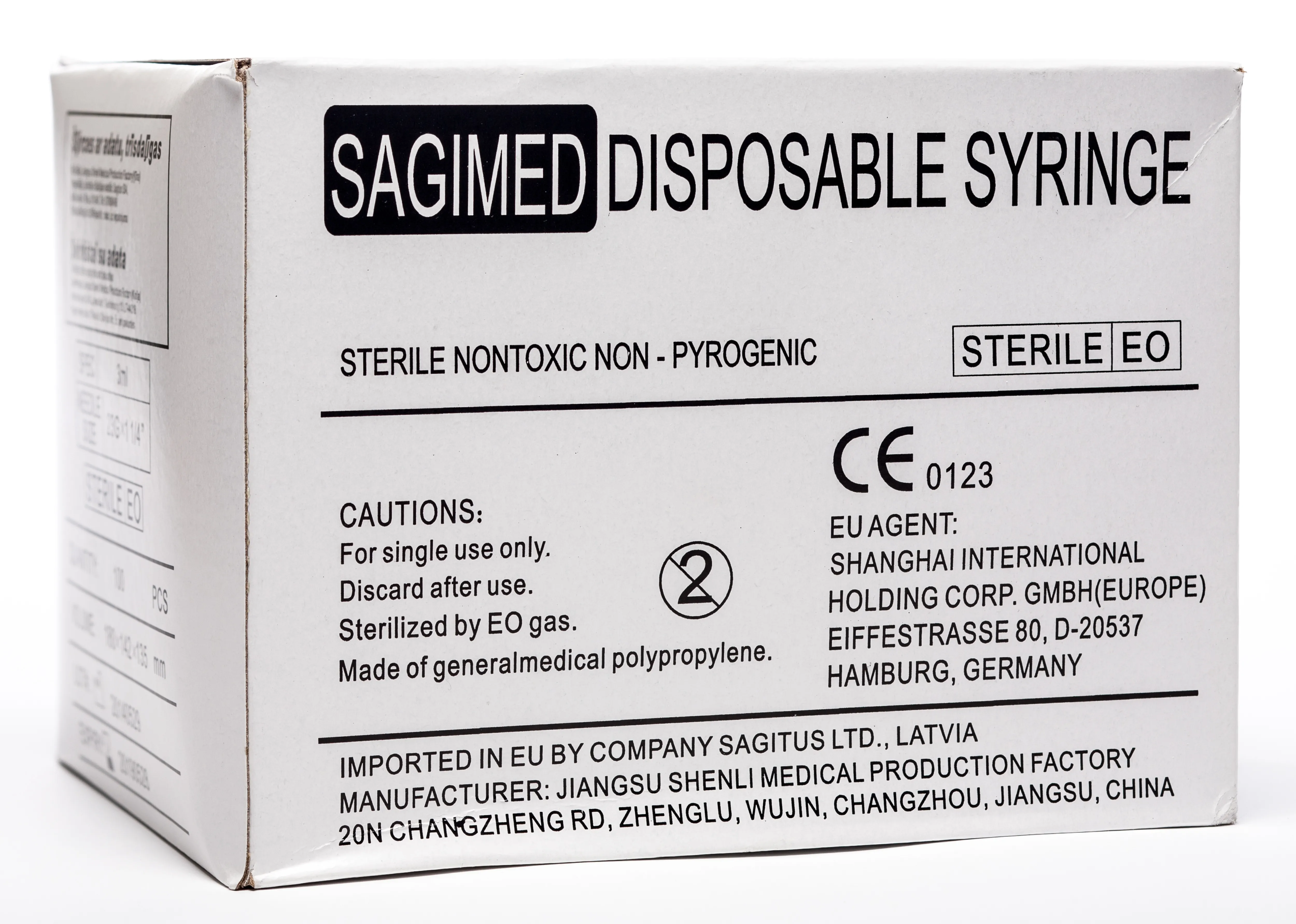 SYRINGE TRĪSKOMP.3ML 23G (+AD.0.6X32) SLIP N100 - Produkta attēls 