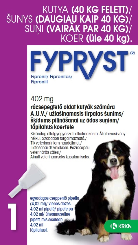FYPRYST 402MG ŠĶĪD SUŅIEM (40-60KG) N1 - Produkta attēls 
