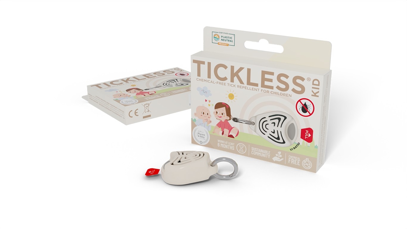 Tickless Kid ultraskaņas repelenta ierīce, bēša - Produkta attēls 