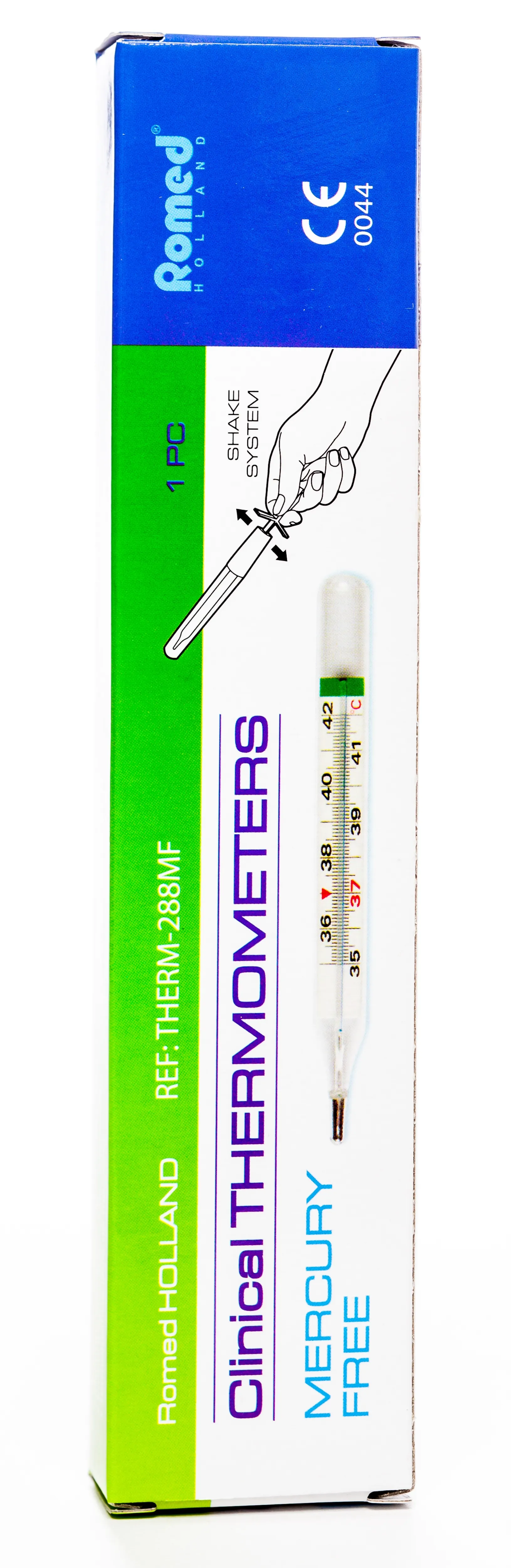 TERMOMETRS BEZ DZĪVSUDRABA ROMED N1 (SHAKE SYSTEM) - Produkta attēls 