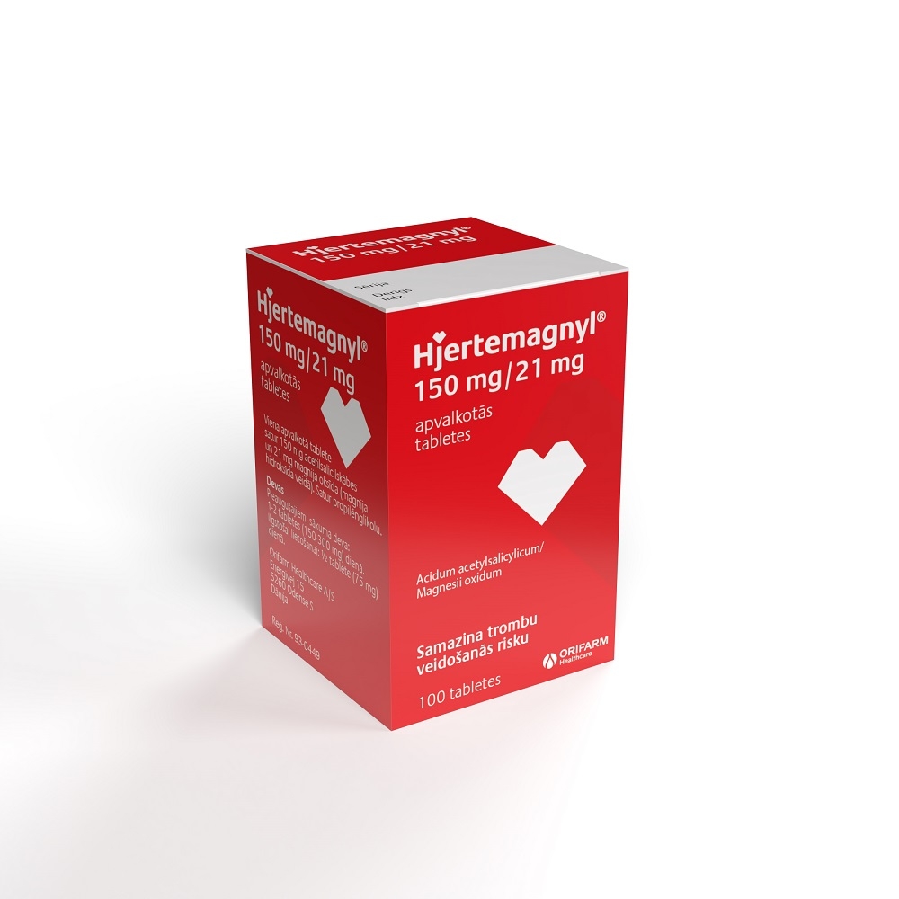 HJERTEMAGNYL 150MG TABLETES N100 - Produkta attēls 