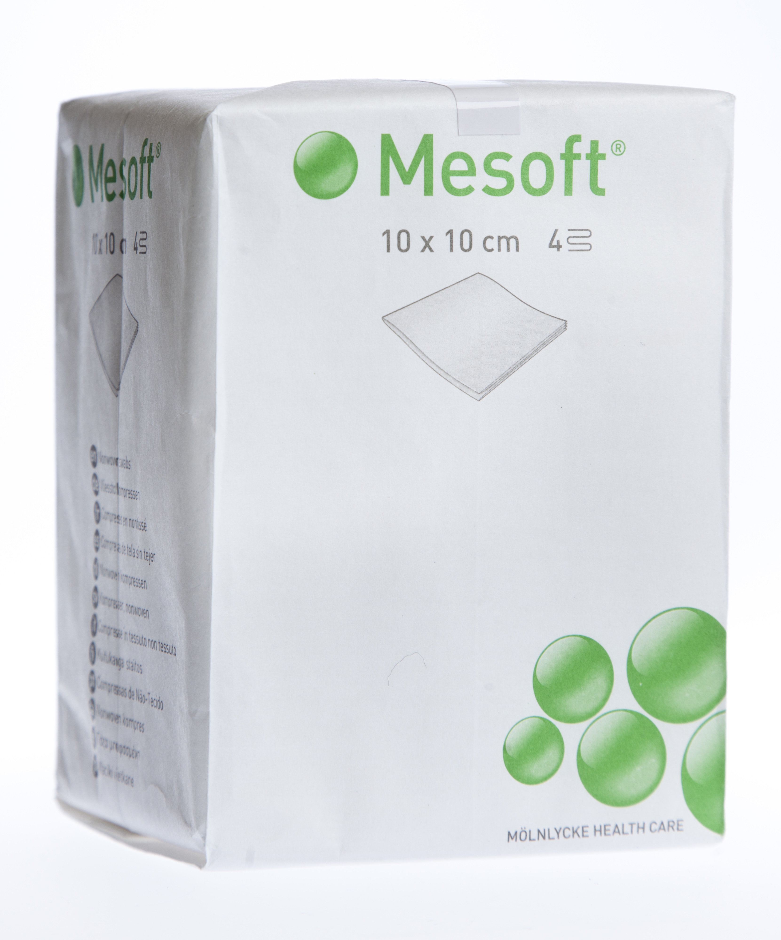 MESOFT Nesterilas salvetes 10 x 10cm (40g) 100 gab. - Produkta attēls 