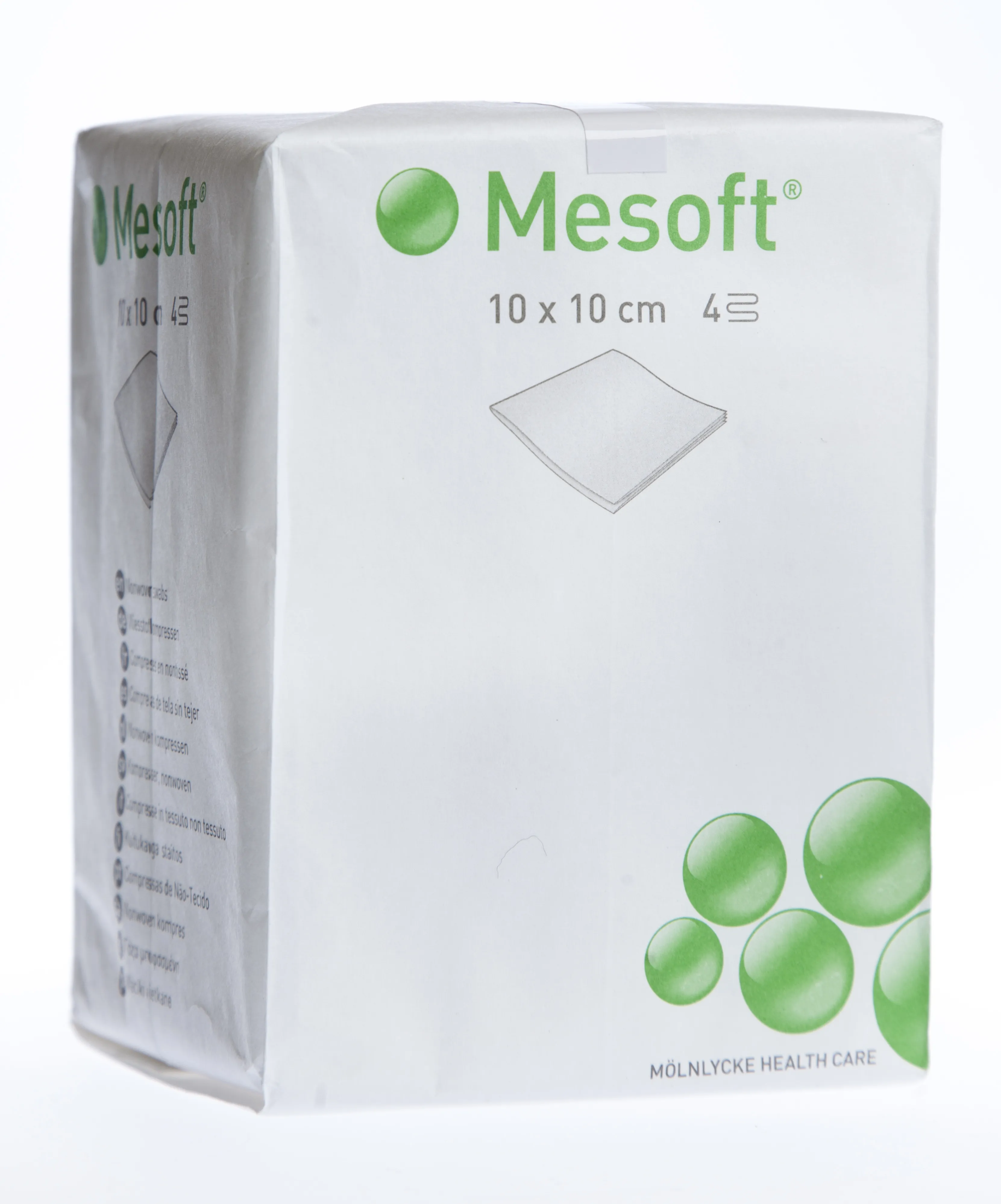 MESOFT Nesterilas salvetes 10 x 10cm (40g) 100 gab. - Produkta attēls 