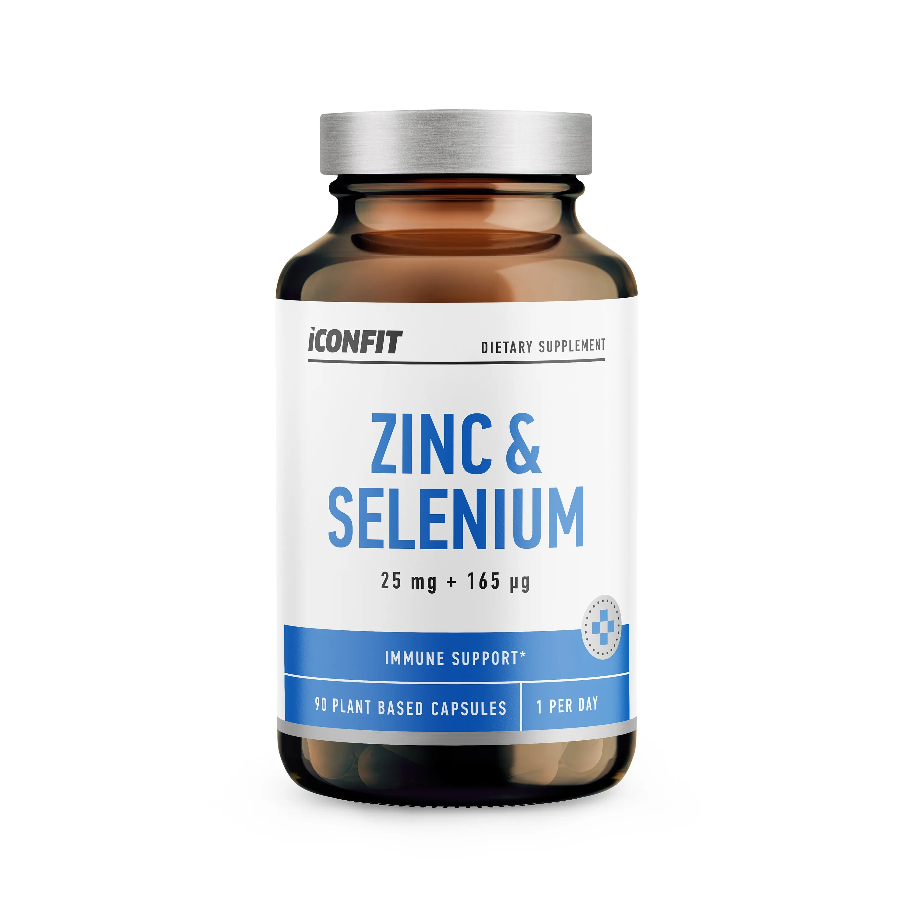 ICONFIT Cinks + selēns (90 kapsulas) - Produkta attēls 