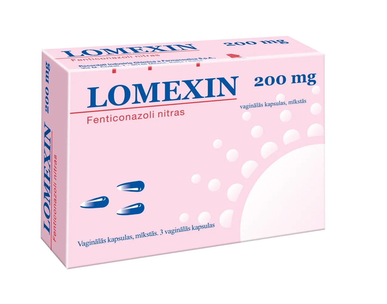 LOMEXIN OVUL. 200MG N3 - Produkta attēls 