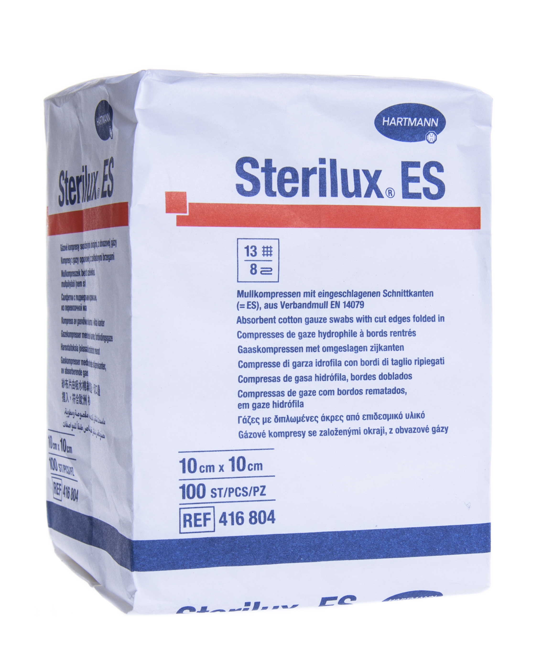STERILUX ES marles salvete (10 x 10 cm), 100 gab - Produkta attēls 