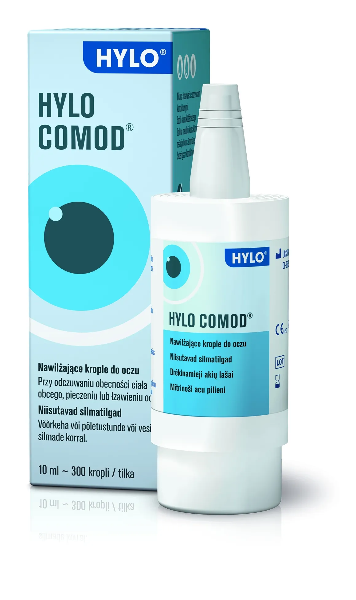 HYLO-COMOD acu pilieni, 10 ml - Produkta attēls 