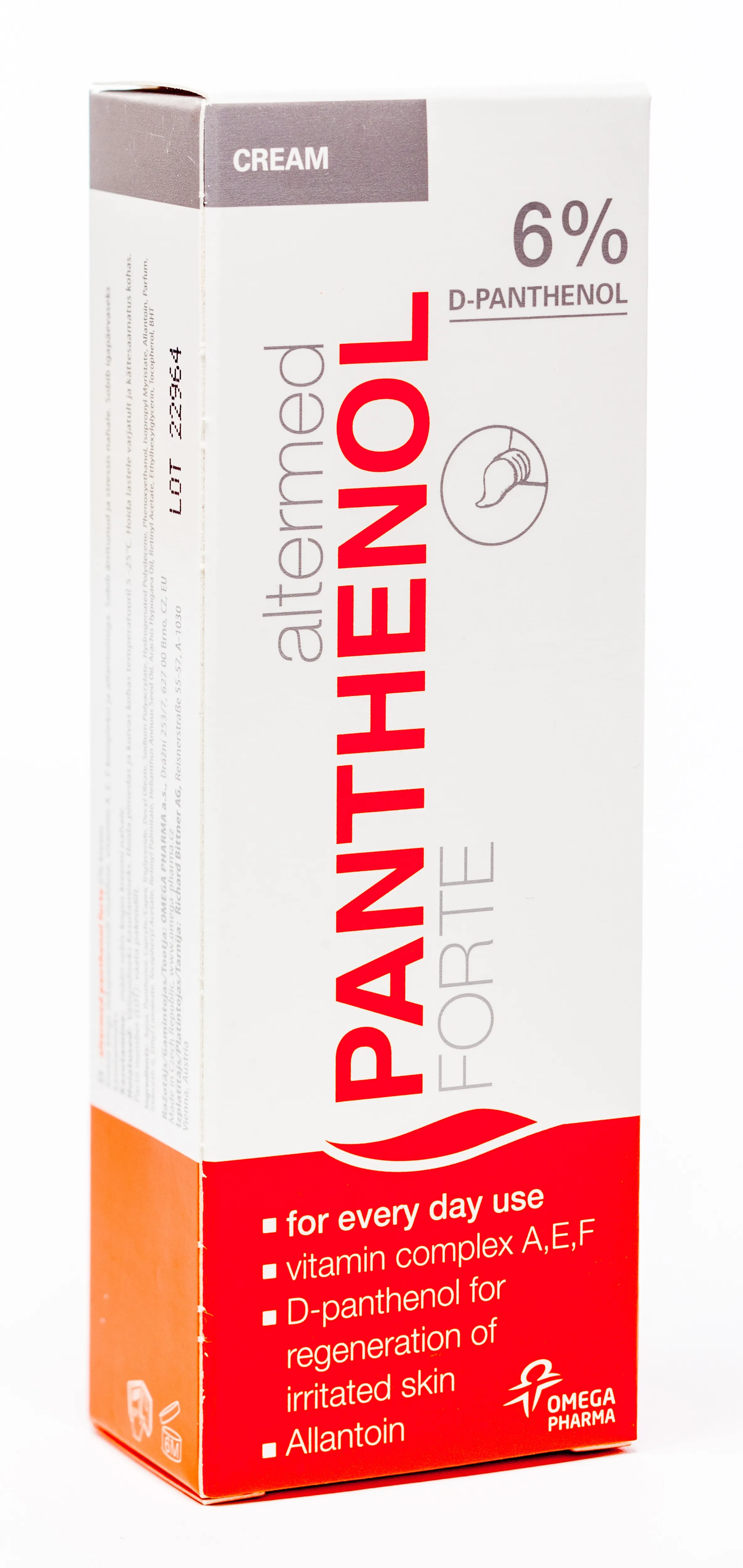 ALTERMED Panthenol Forte 6% krēms, 30 g - Produkta attēls 