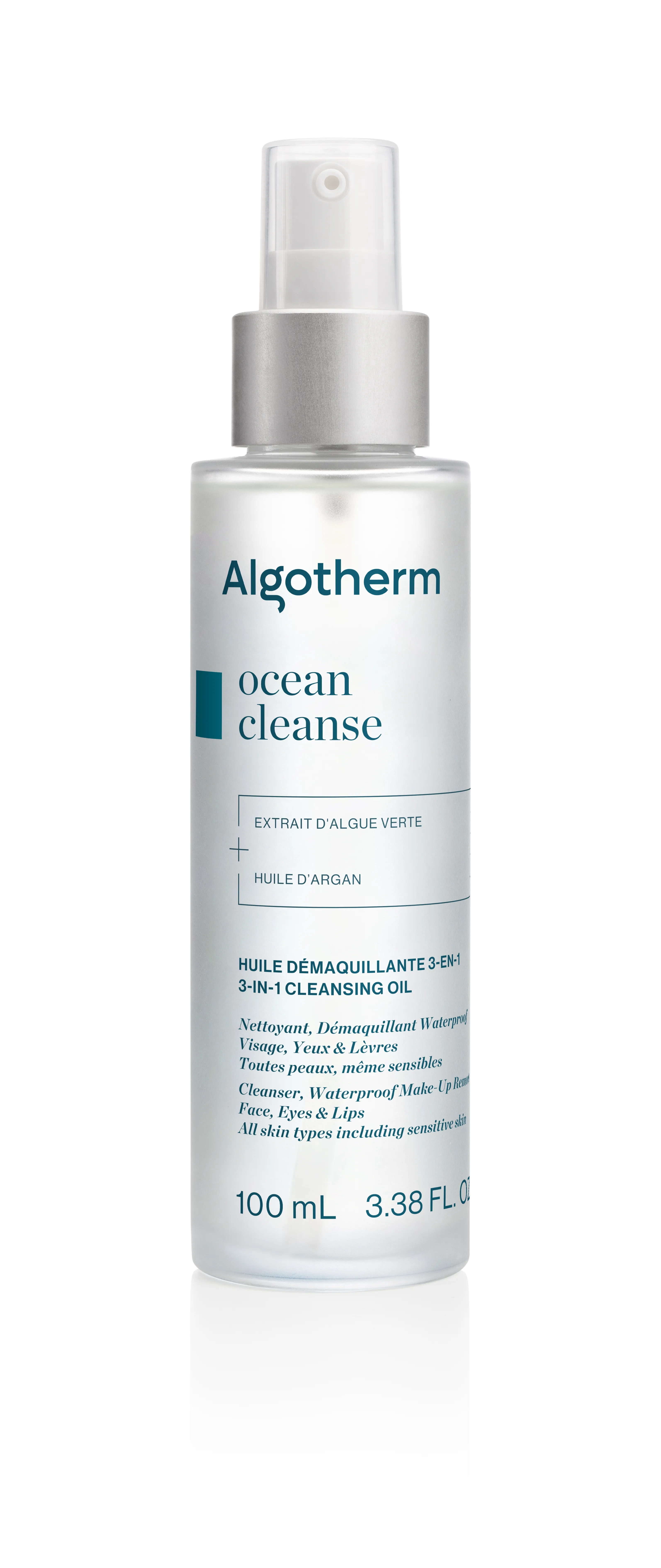 ALGOTHERM Ocean Cleanse 3 in 1 eļļa kosmētikas noņemšanai, 100 ml - Produkta attēls 