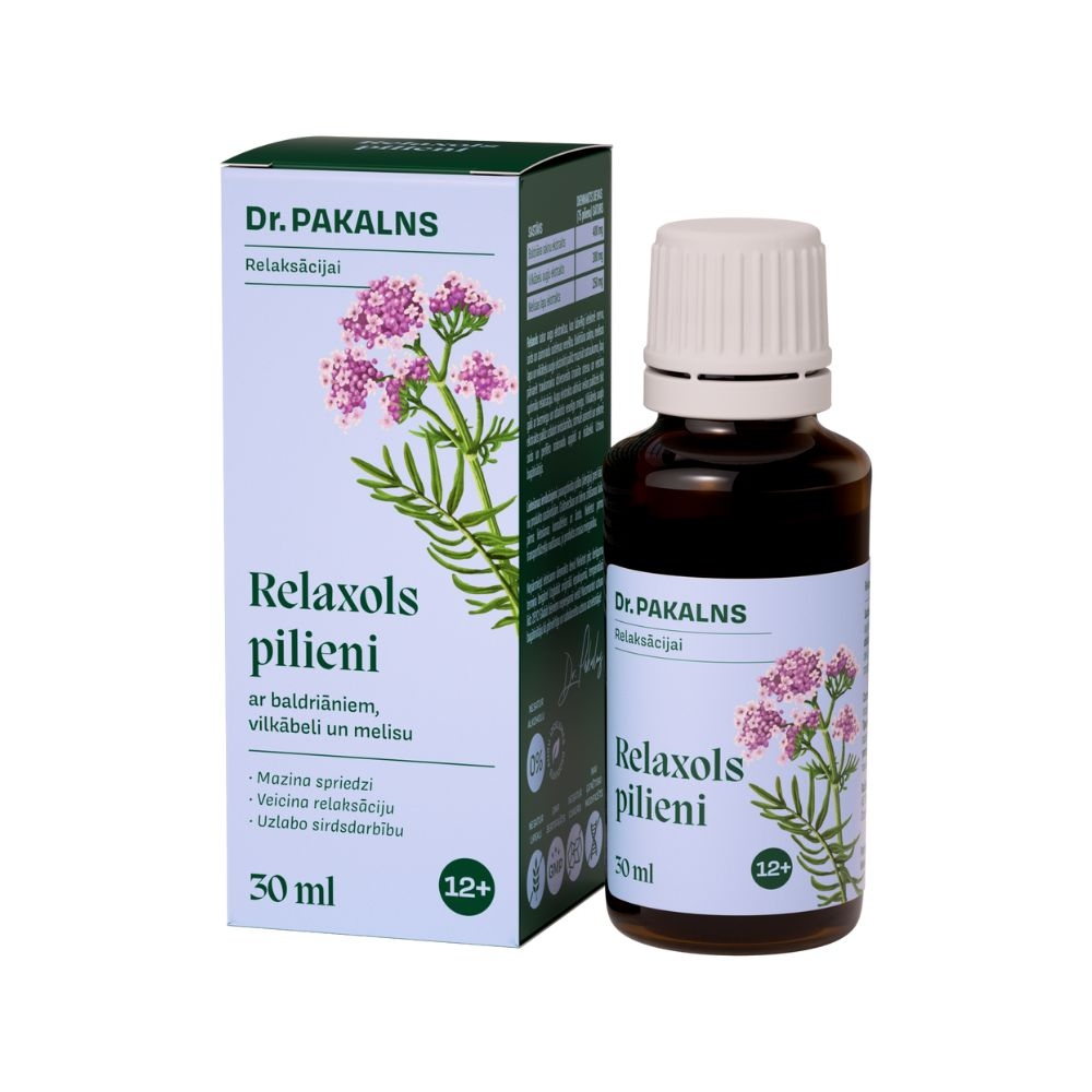 DR.PAKALNS Relaxols pilieni, 30 ml - Produkta attēls 