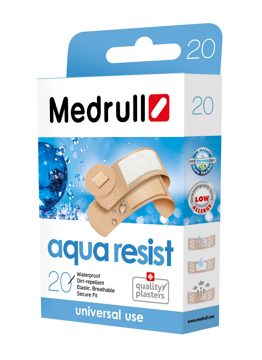 MEDRULL plāksteris "Aqua Resist", 20 gab - Produkta attēls 