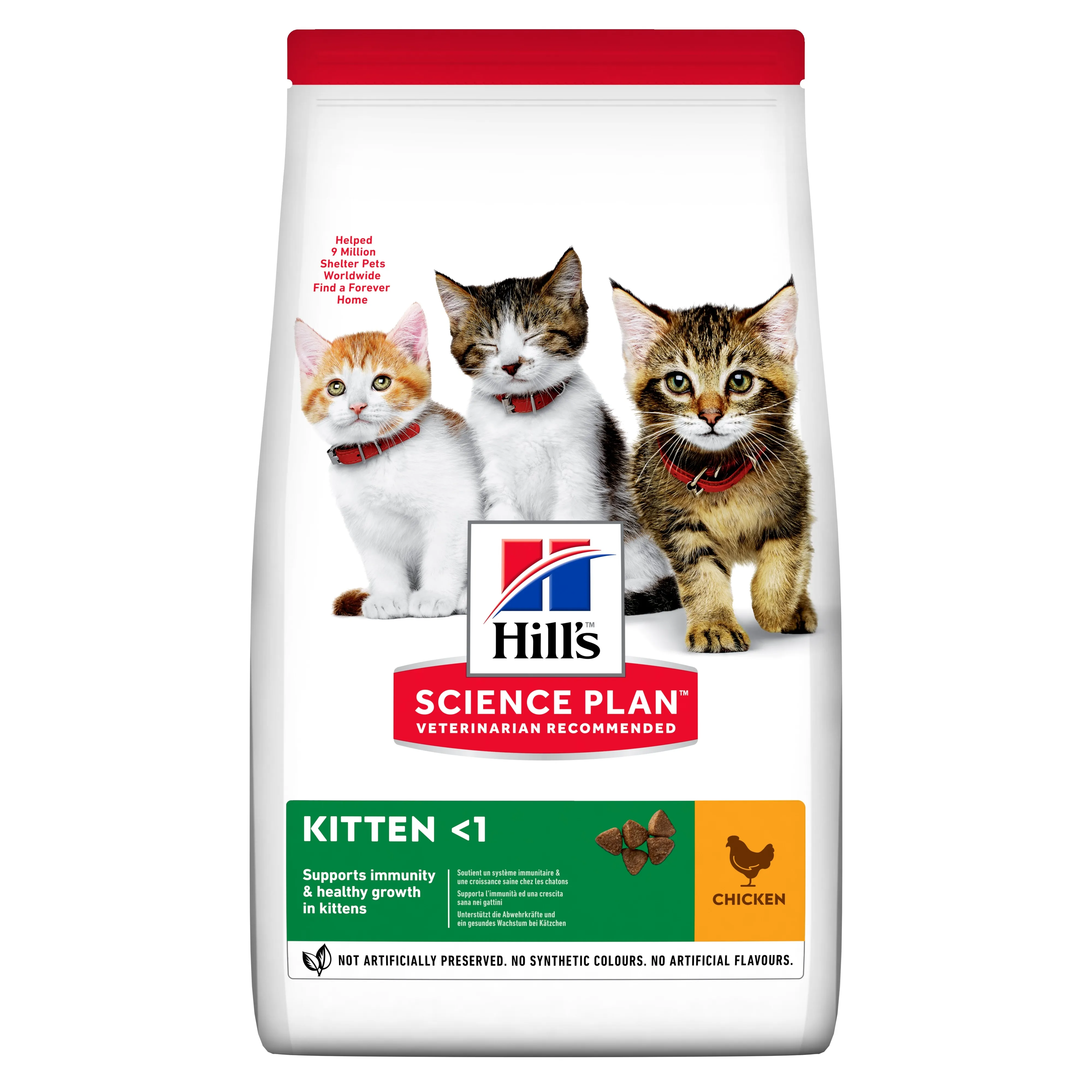 Hills kaķēnu sausā barība vista 1,5kg - Produkta attēls 