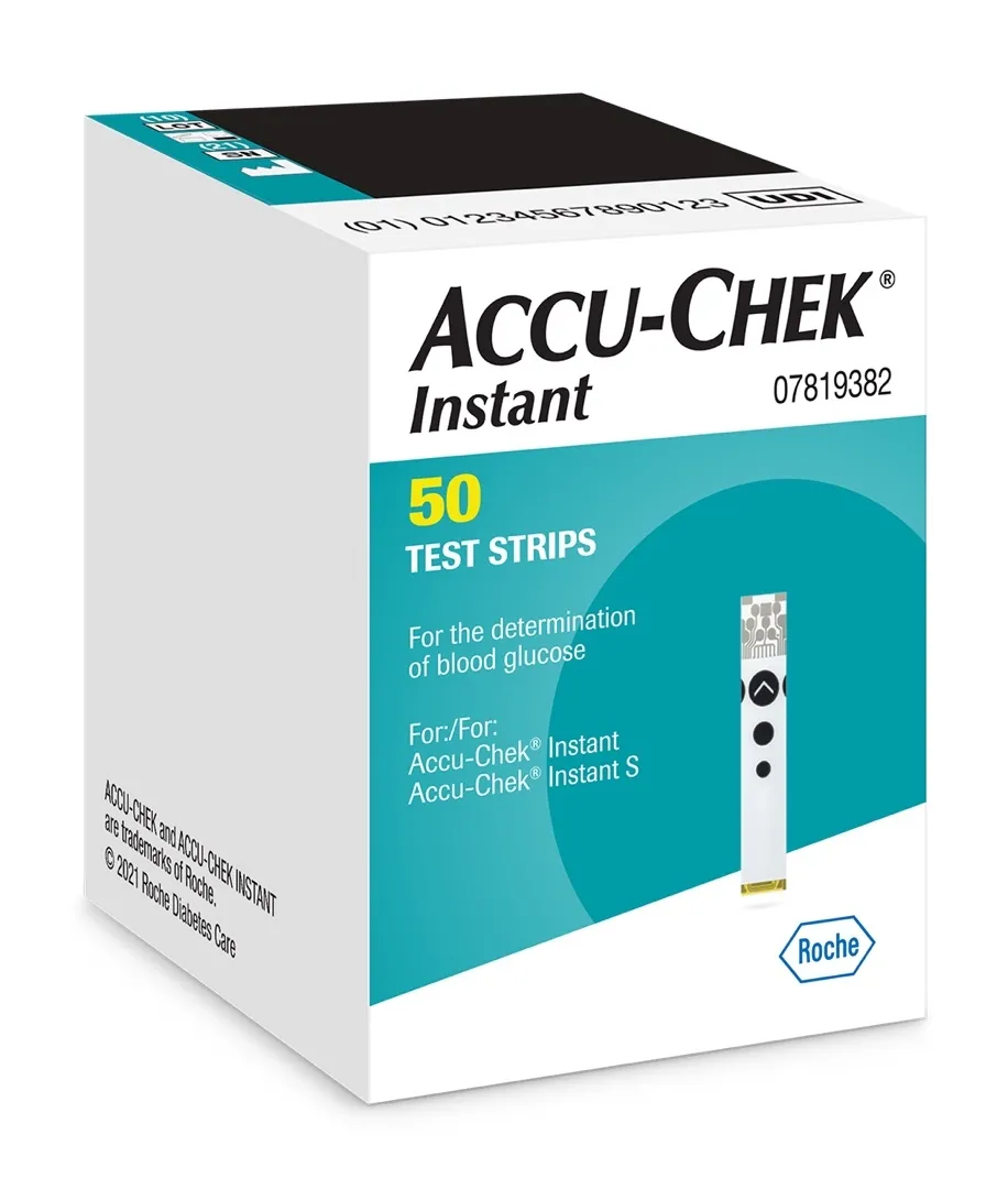 ACCU-CHEK Instant teststrēmeles, 50 gab. - Produkta attēls 