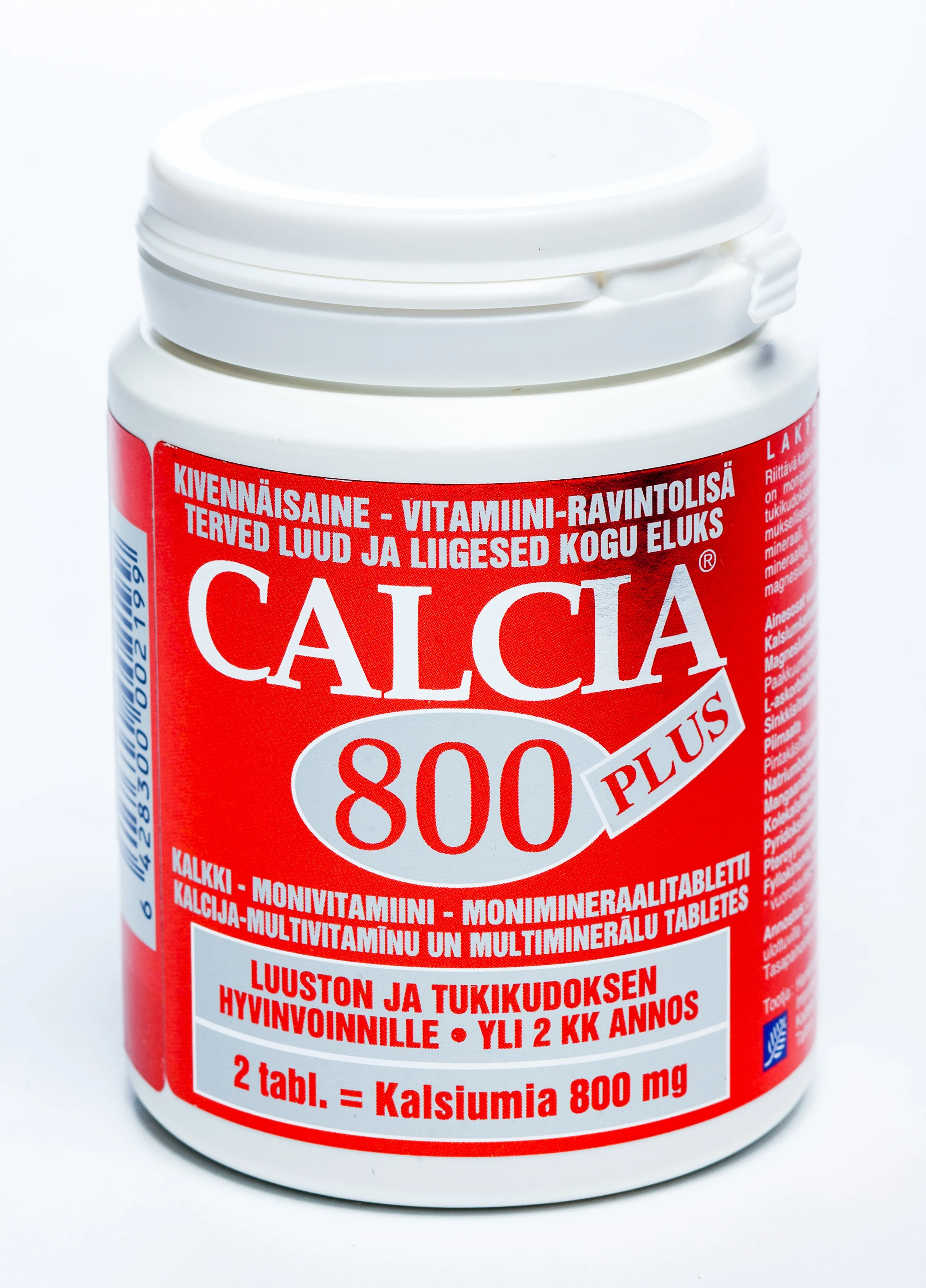 HKK CALCIA 800 PLUS (CA+MG) TABLETES N140 - Produkta attēls 