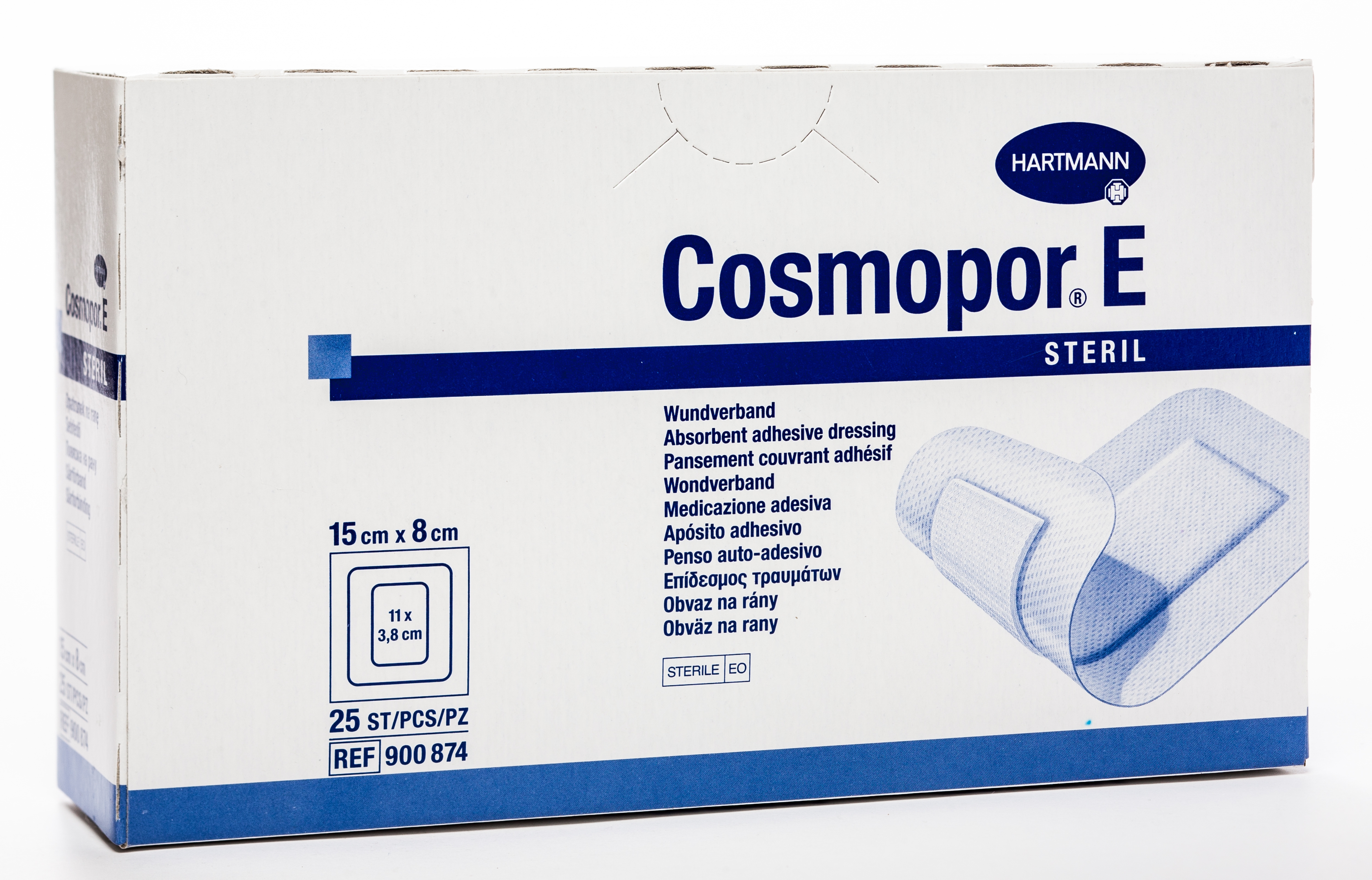 COSMOPOR E plāksteri (15 x 8 cm), 25 gab - Produkta attēls 